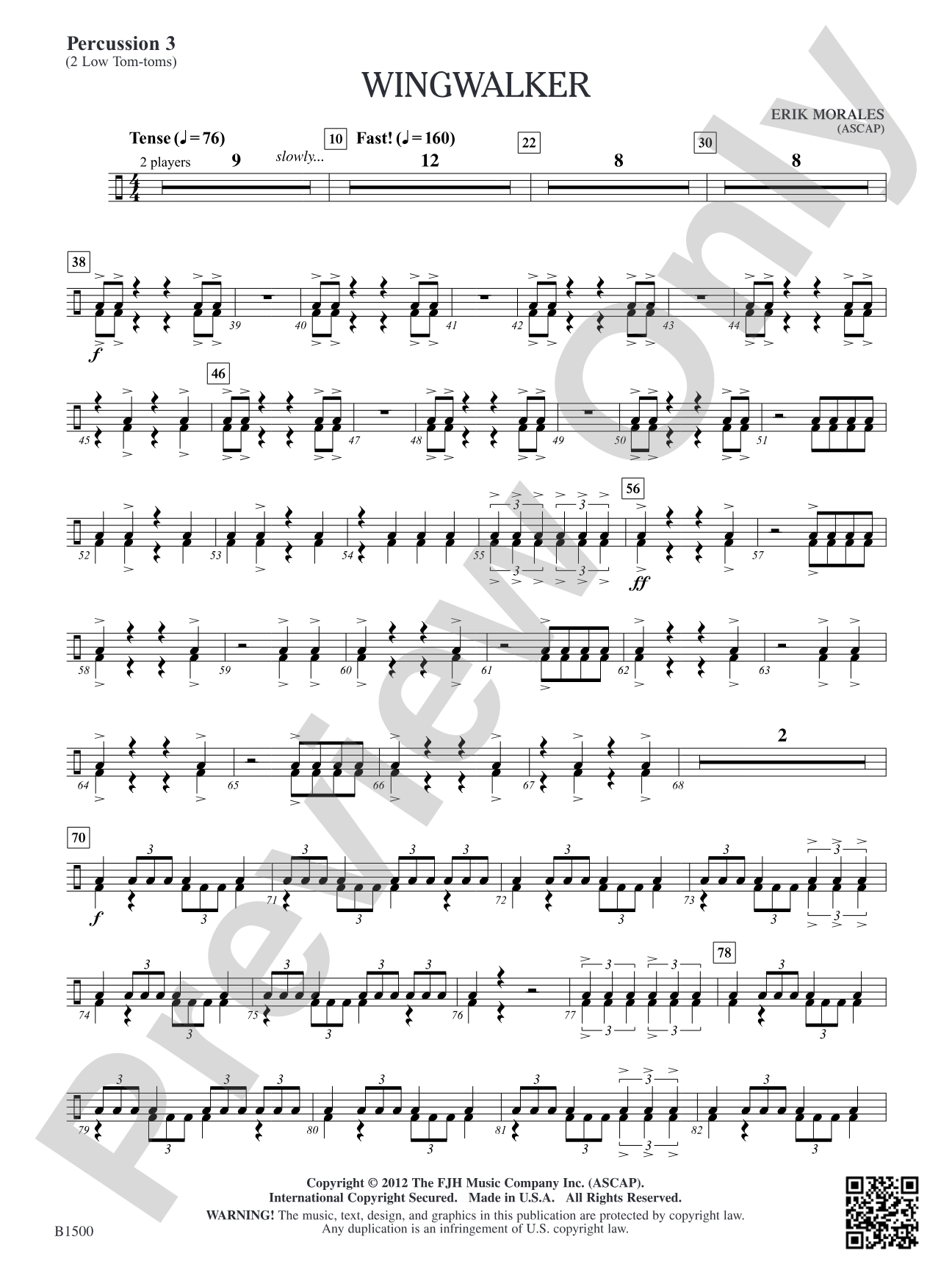 Wingwalker: Percussion 3