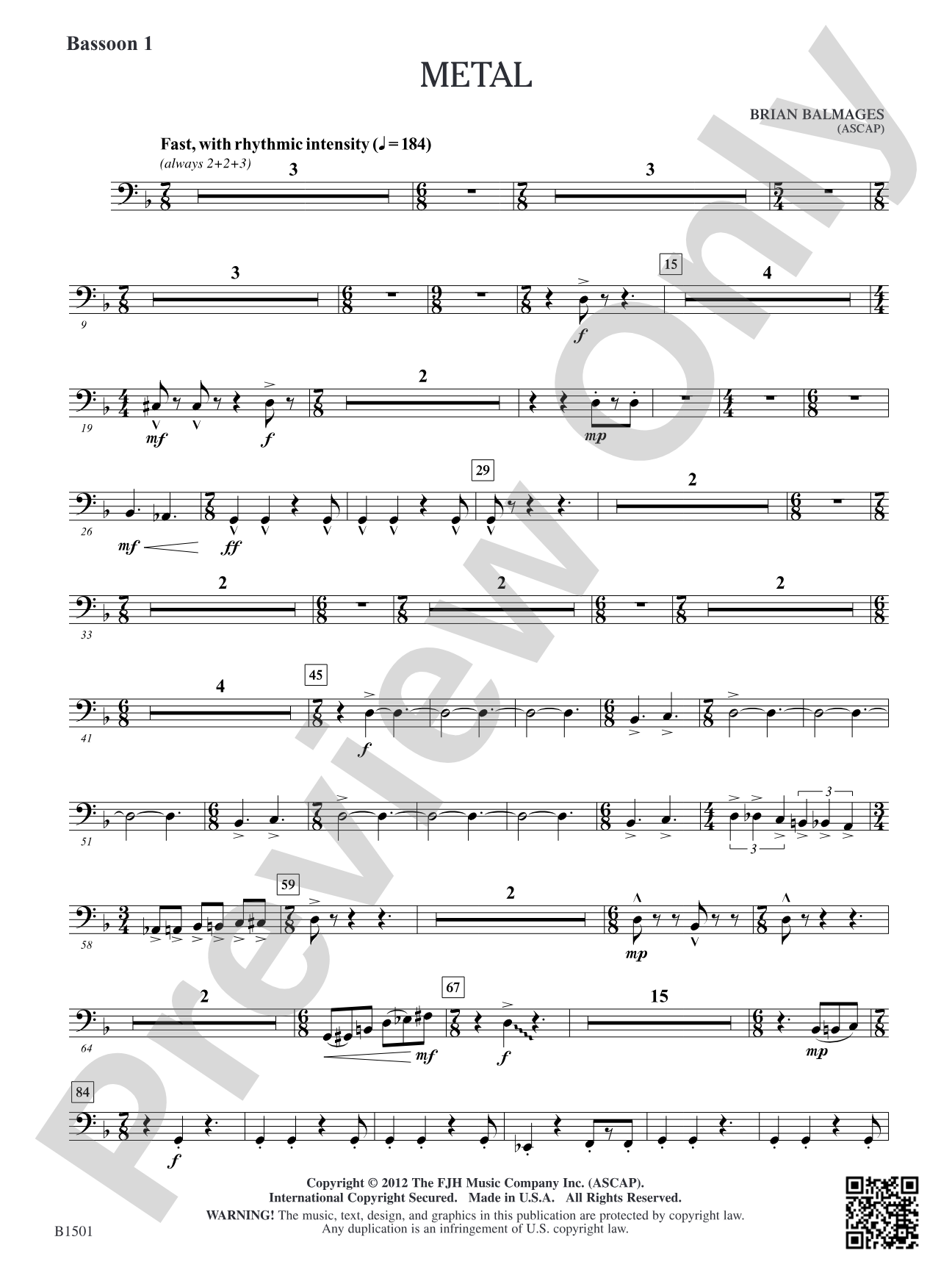 Metal: Bassoon 1
