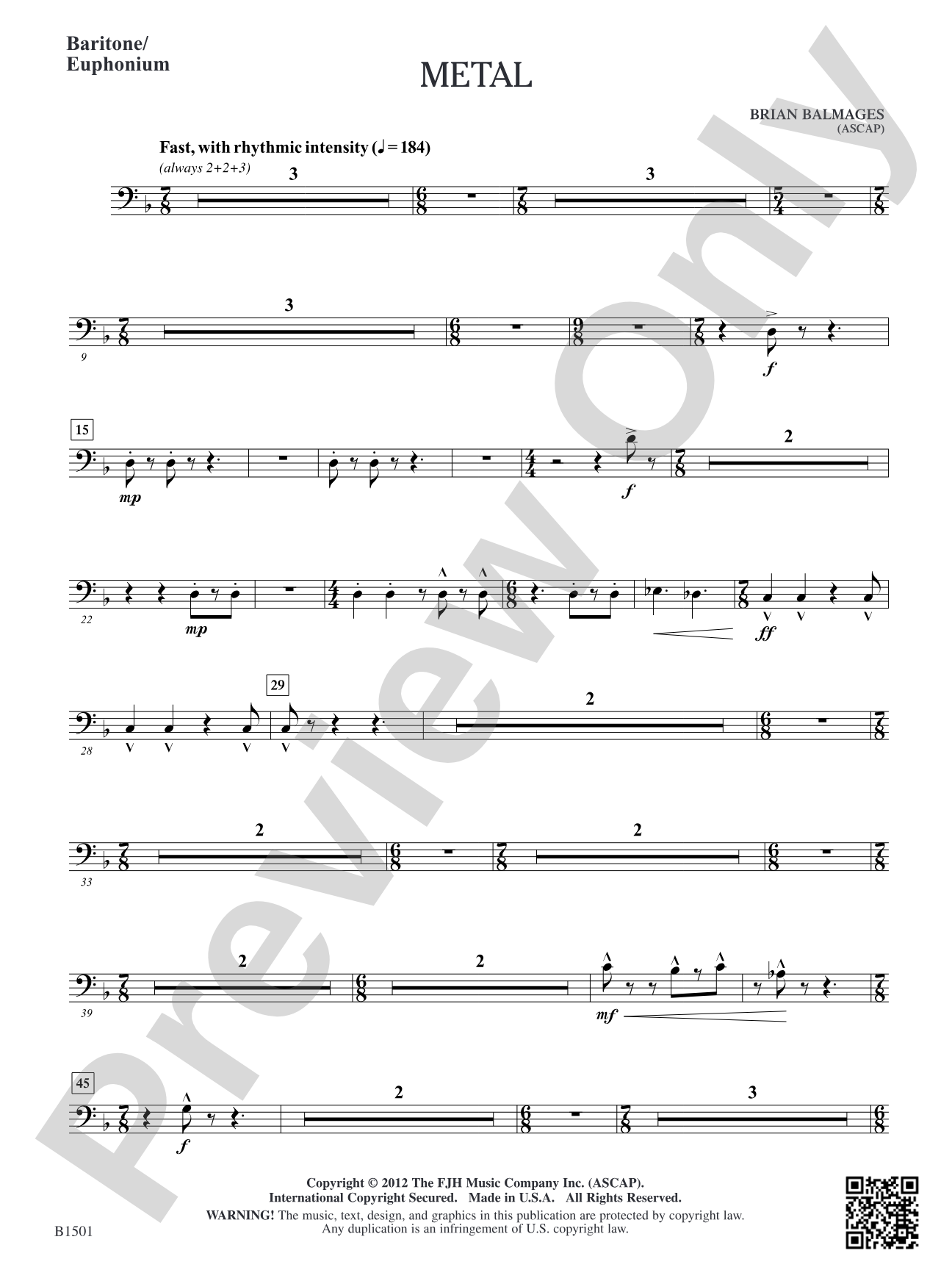 Metal: Baritone/Euphonium