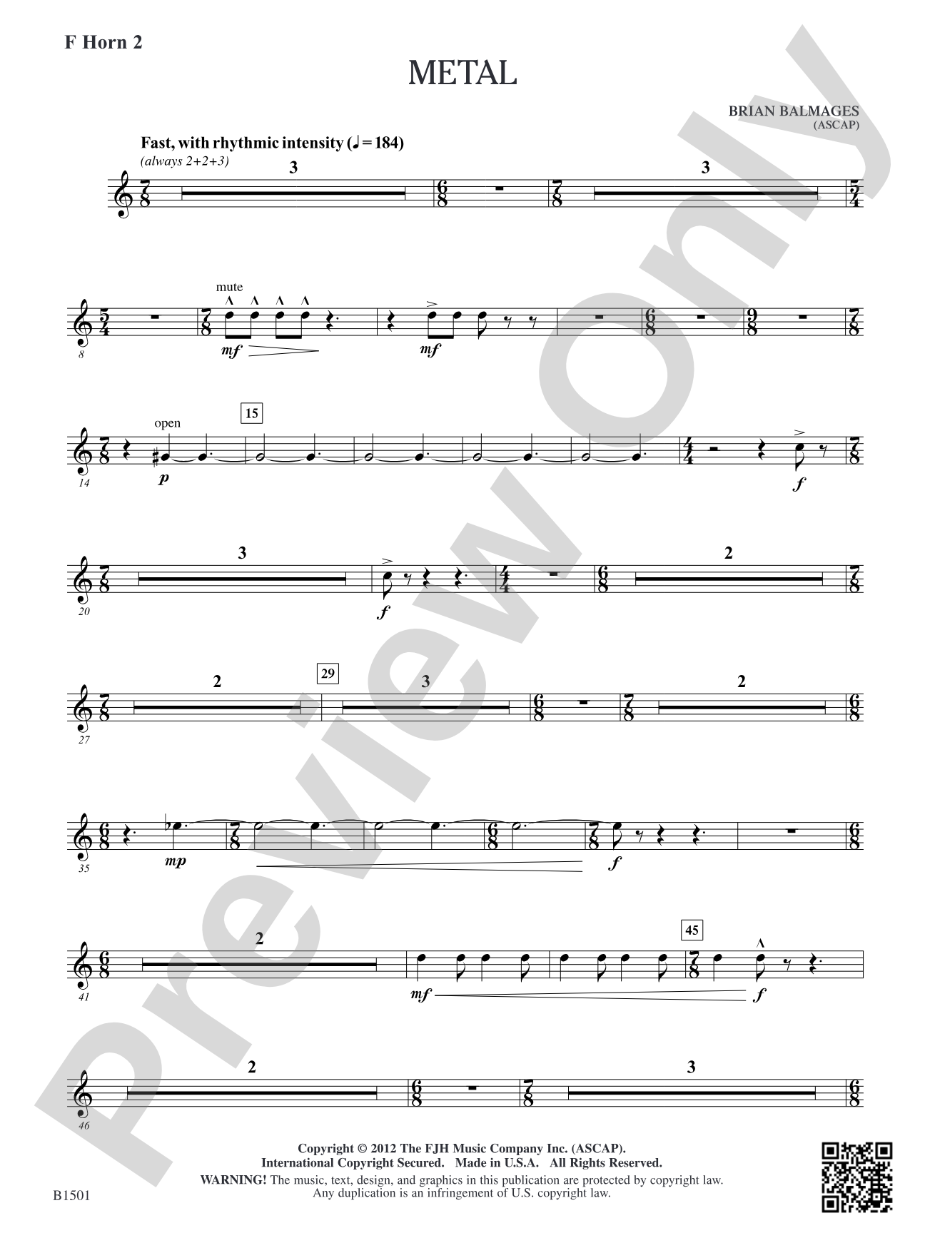 Metal: F Horn 2