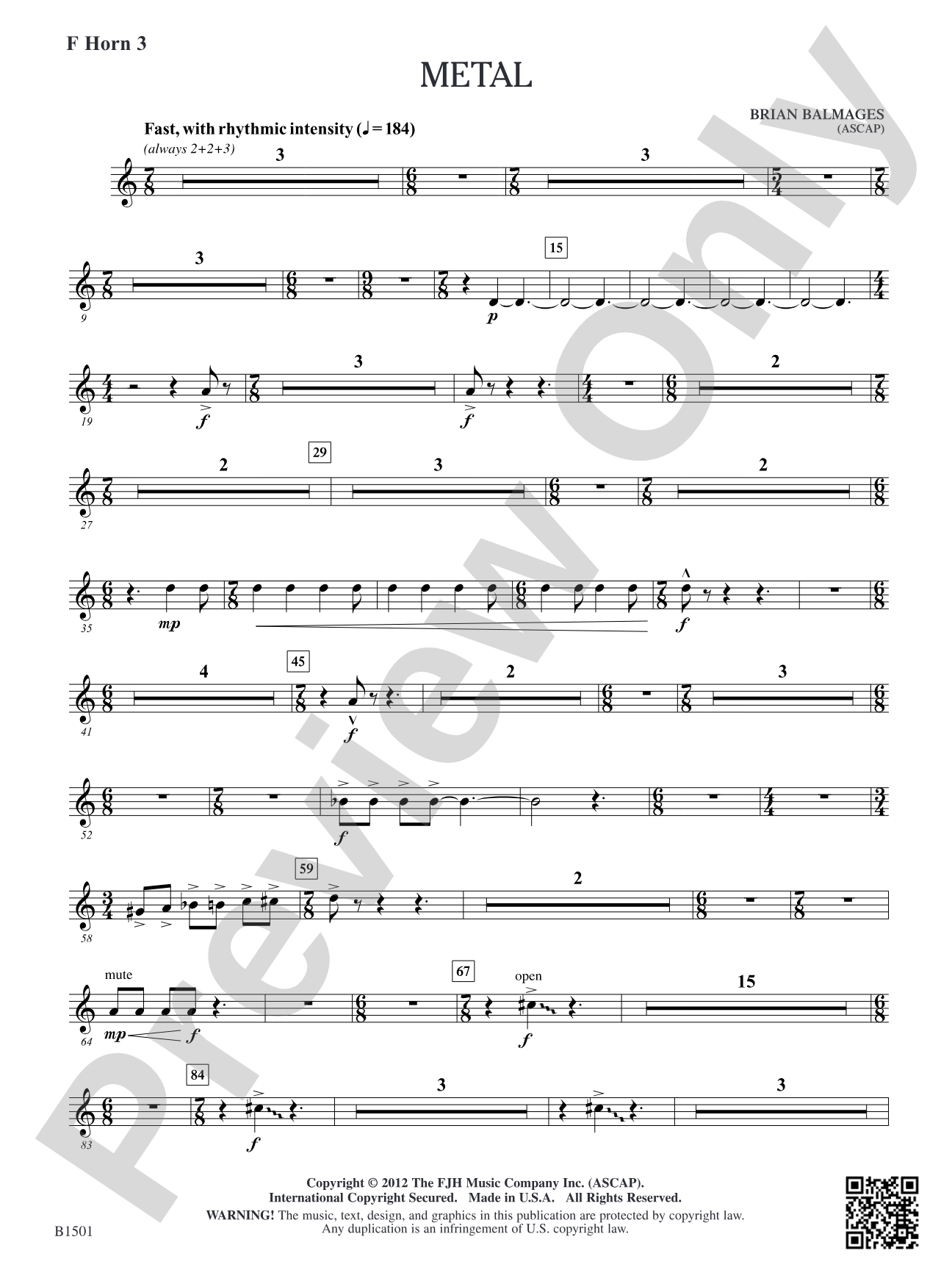 Metal: F Horn 3