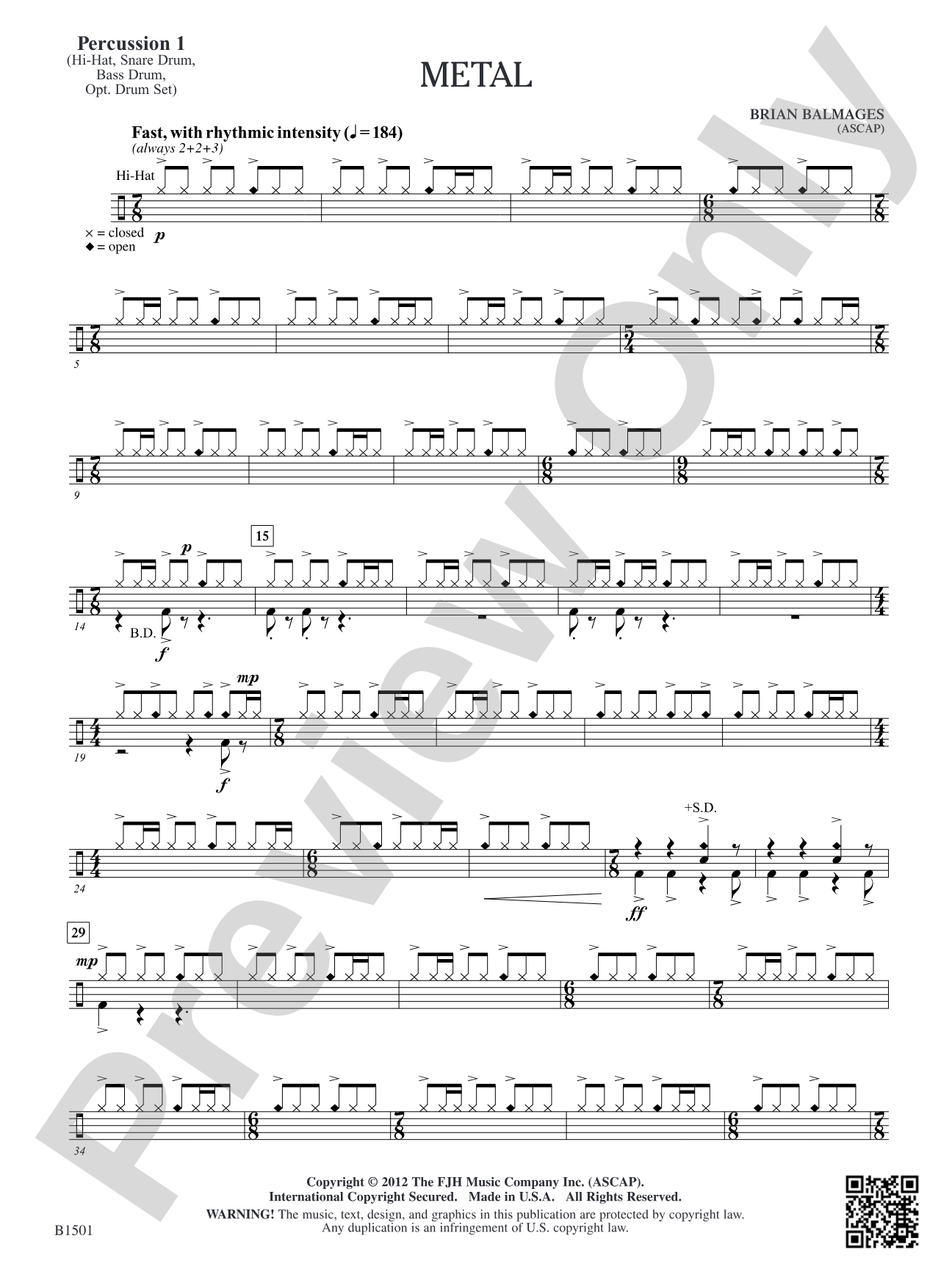 Metal: Percussion 1