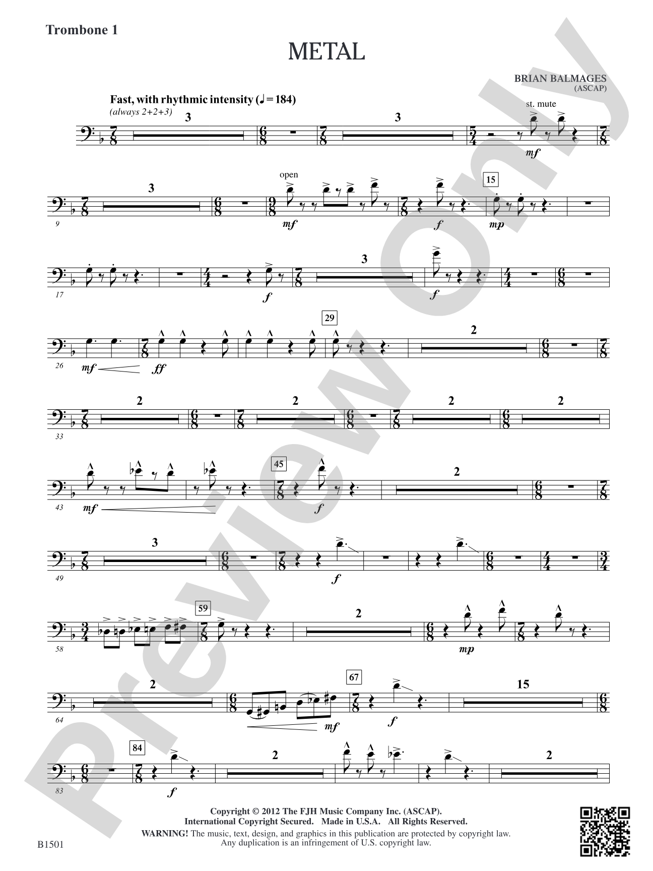 Metal: Trombone 1
