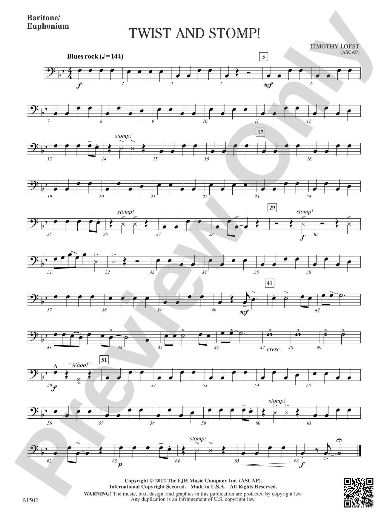 Twist and Stomp!: Baritone/Euphonium