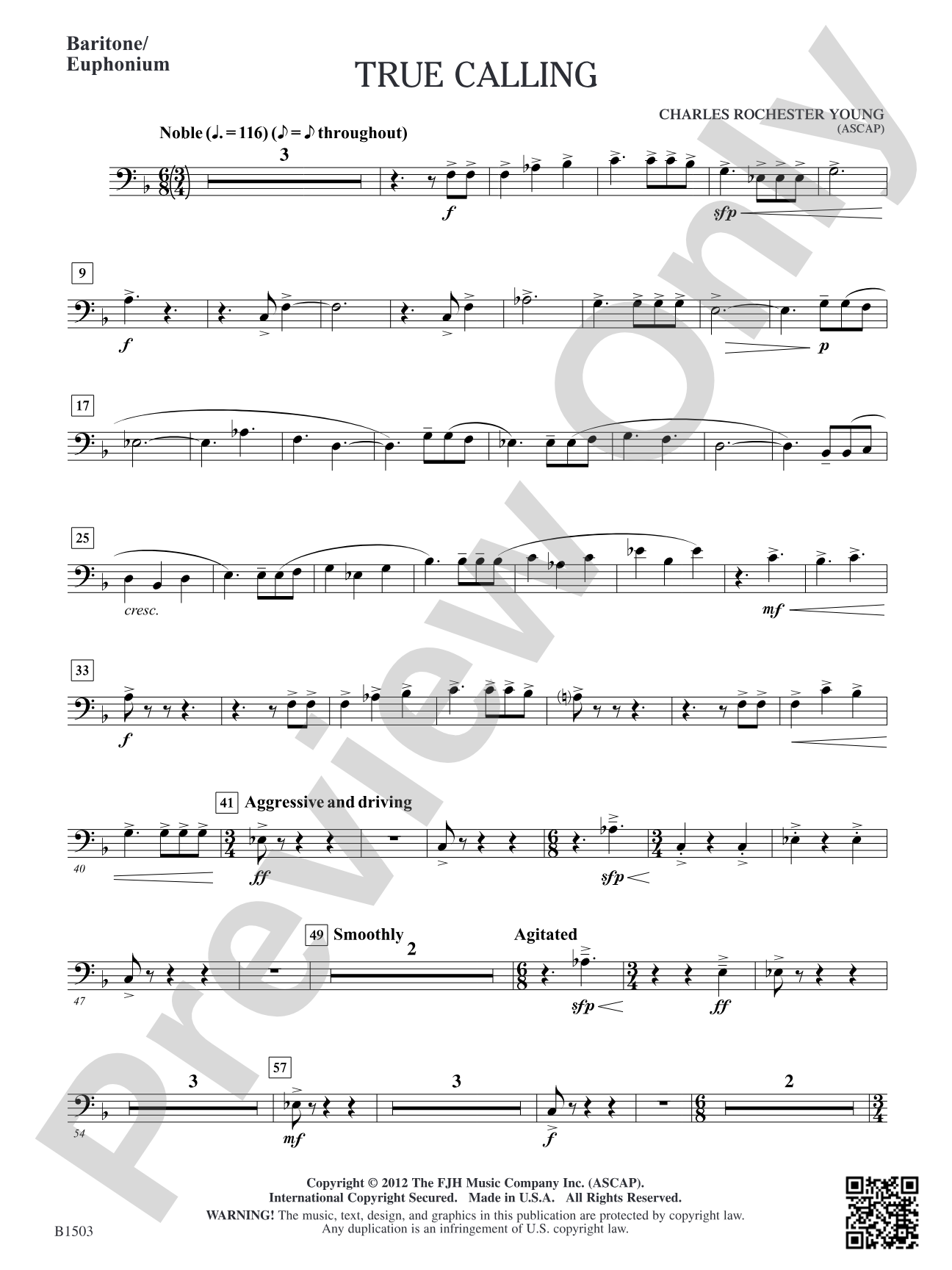 True Calling: Baritone/Euphonium