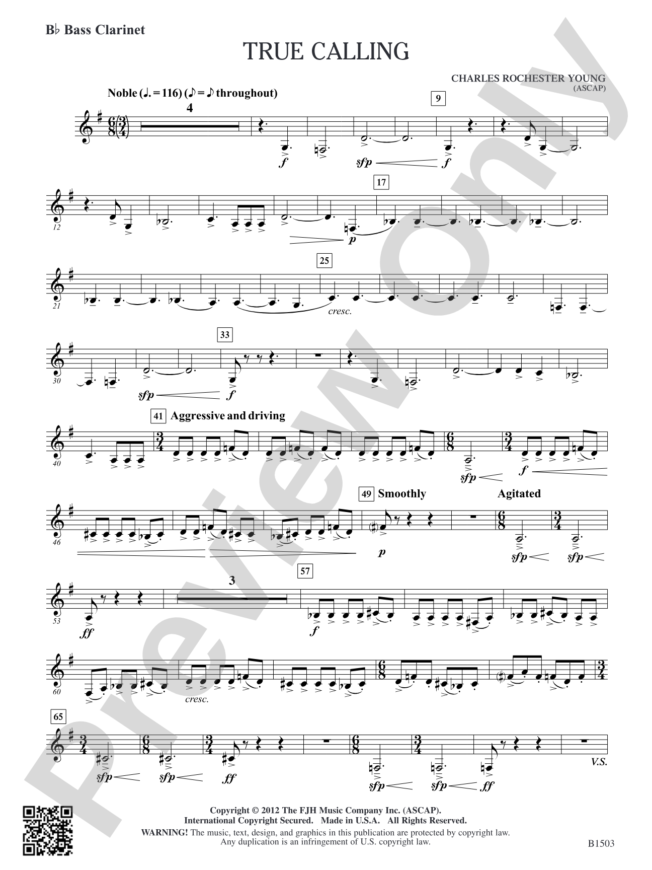 True Calling: B-flat Bass Clarinet
