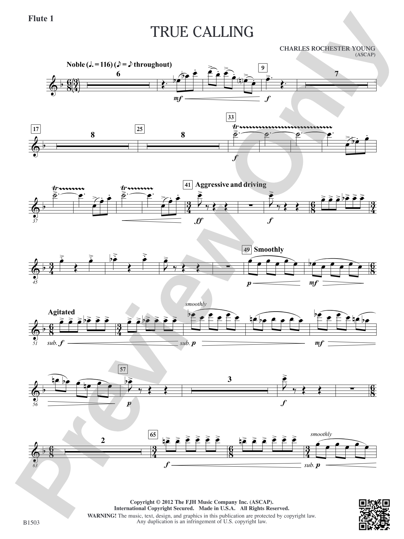 True Calling: Flute 1