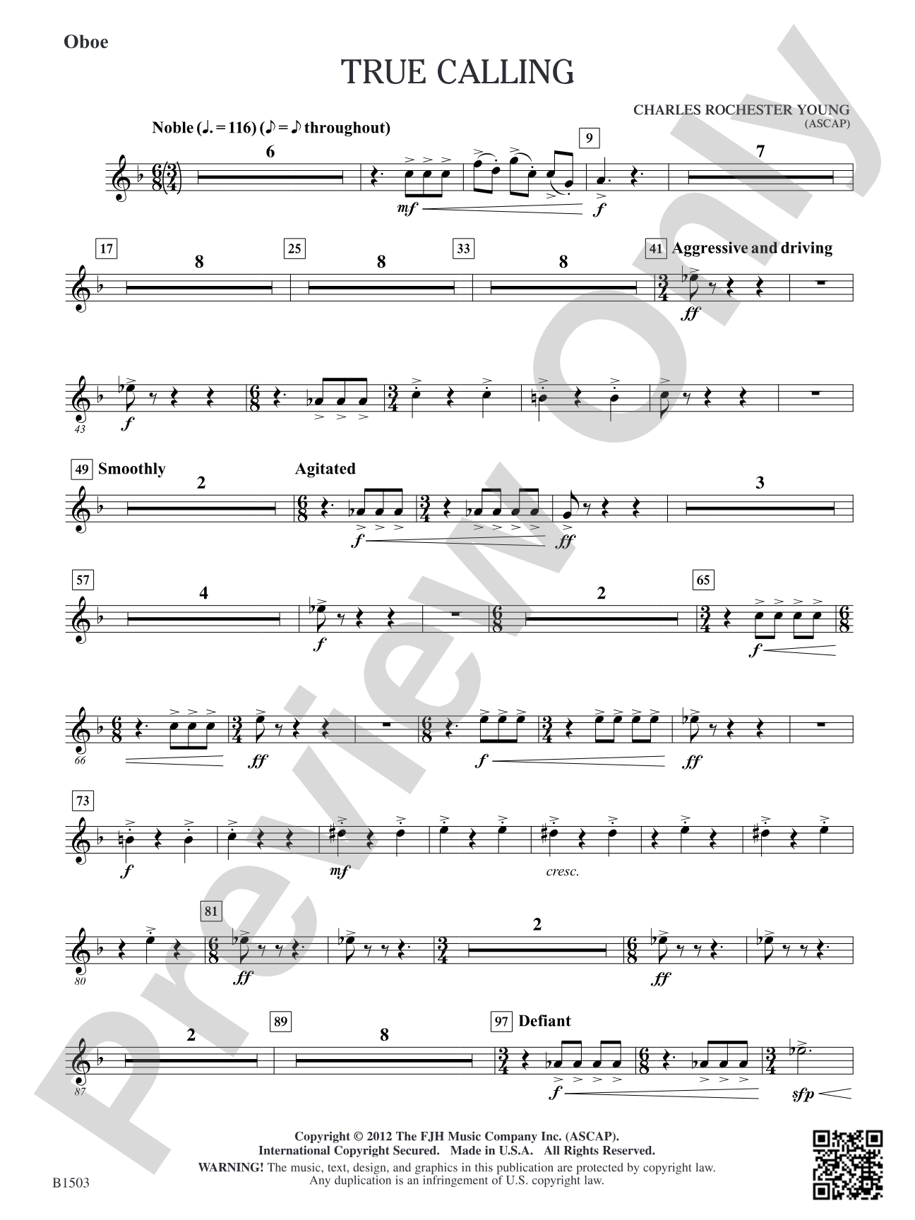 True Calling: Oboe