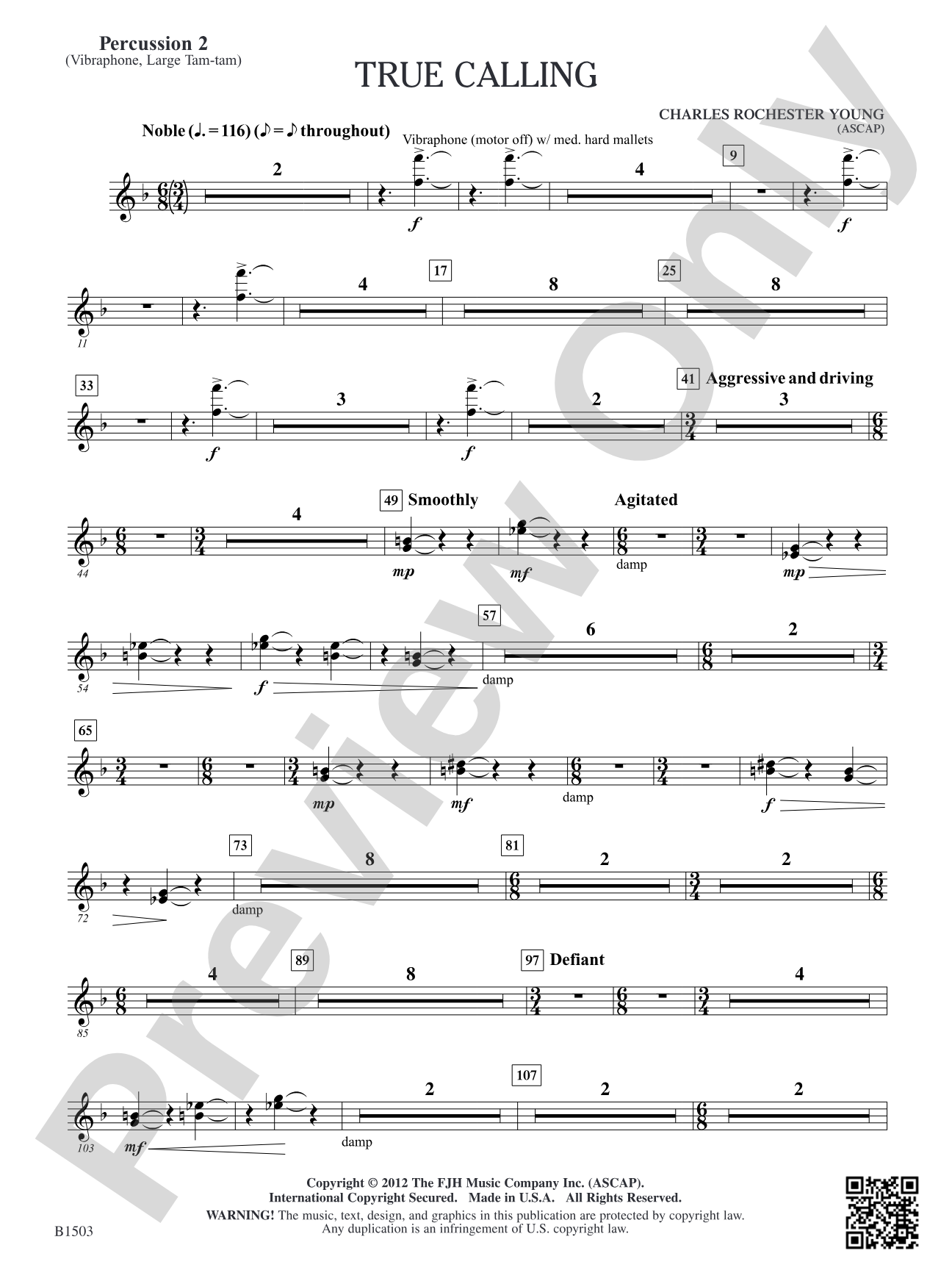 True Calling: Percussion 2