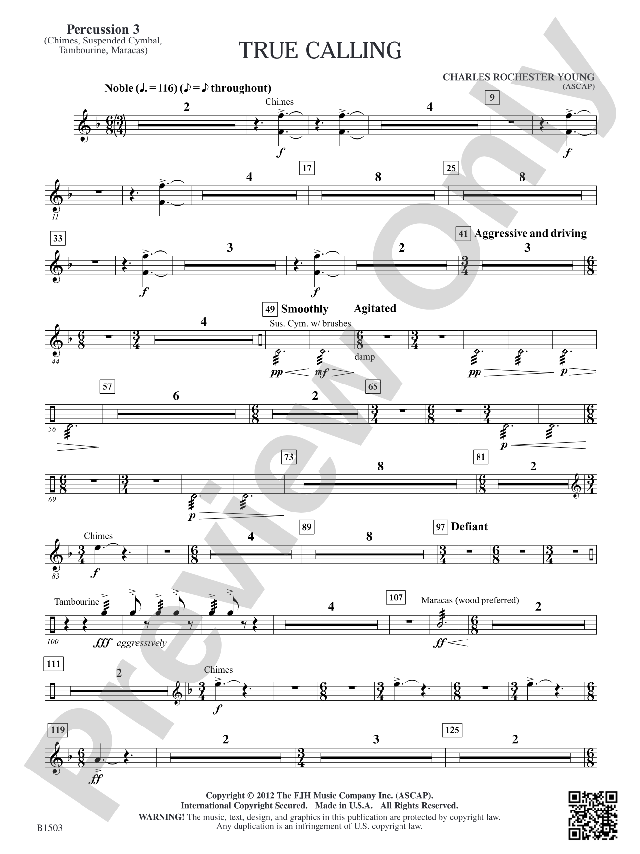 True Calling: Percussion 3