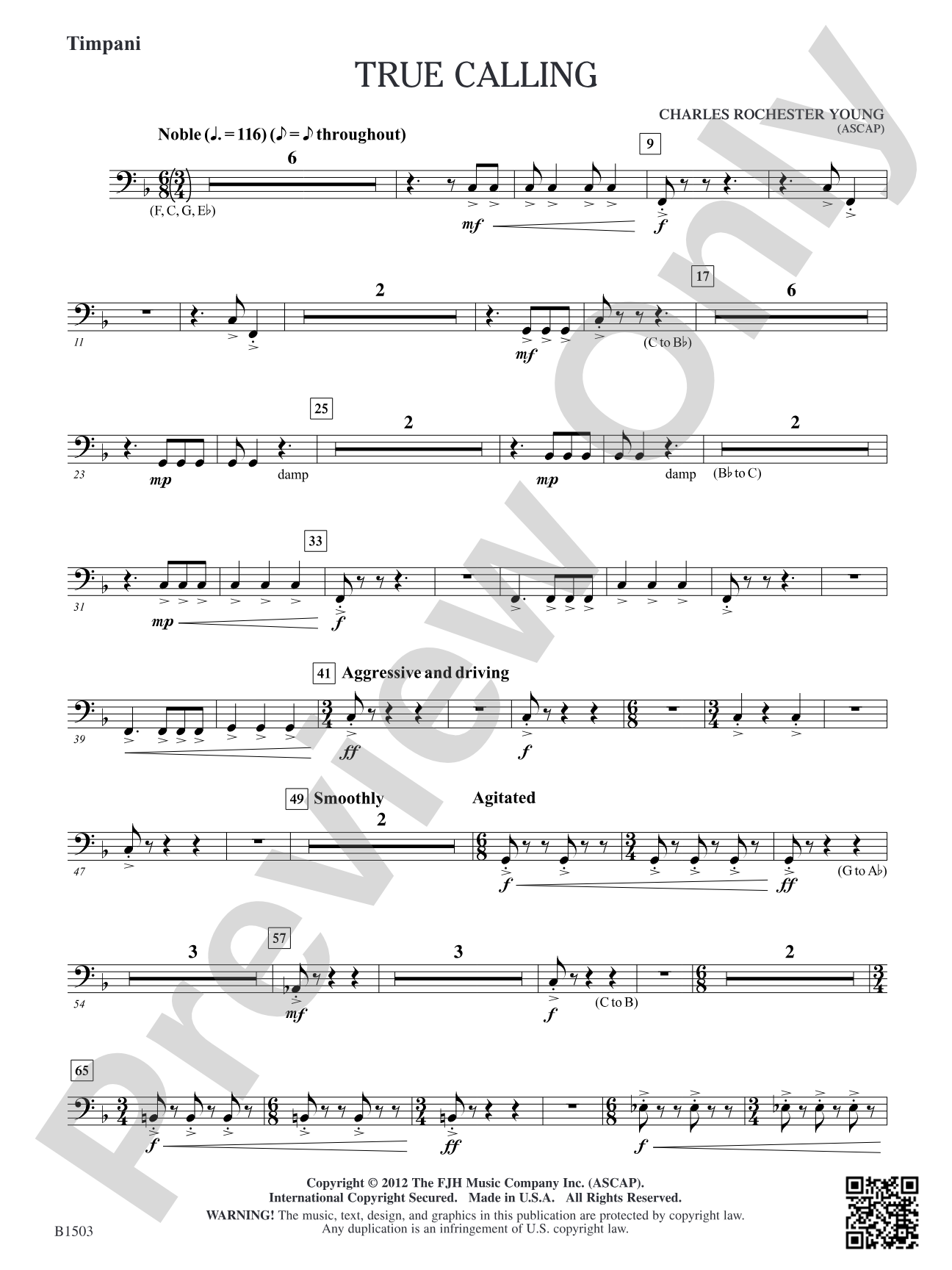 True Calling: Timpani