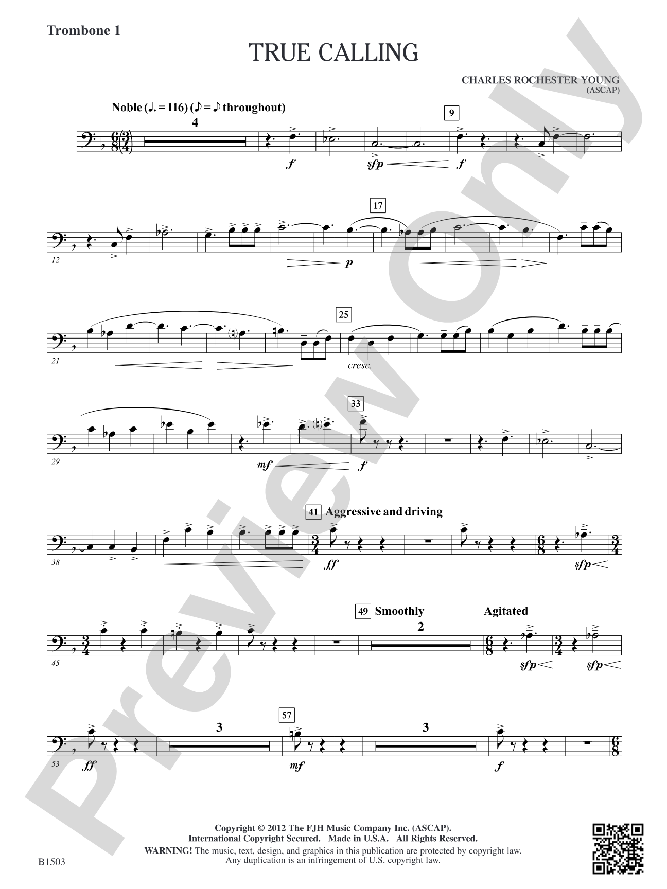 True Calling: Trombone 1
