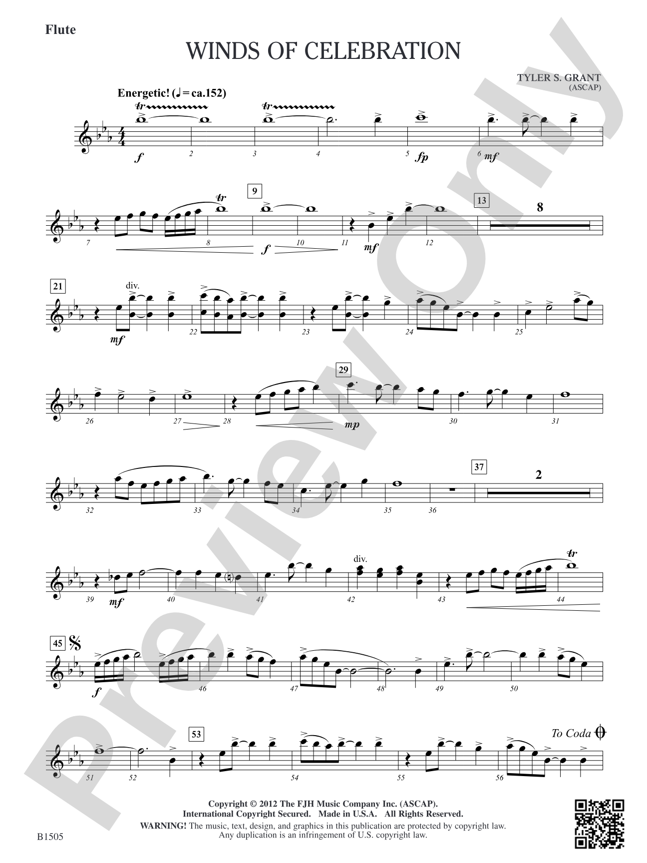 Winds of Celebration: Flute