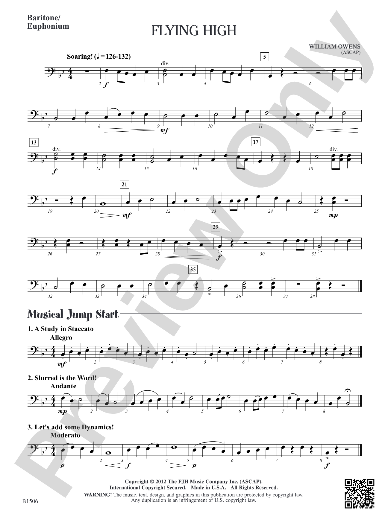 Flying High: Baritone/Euphonium