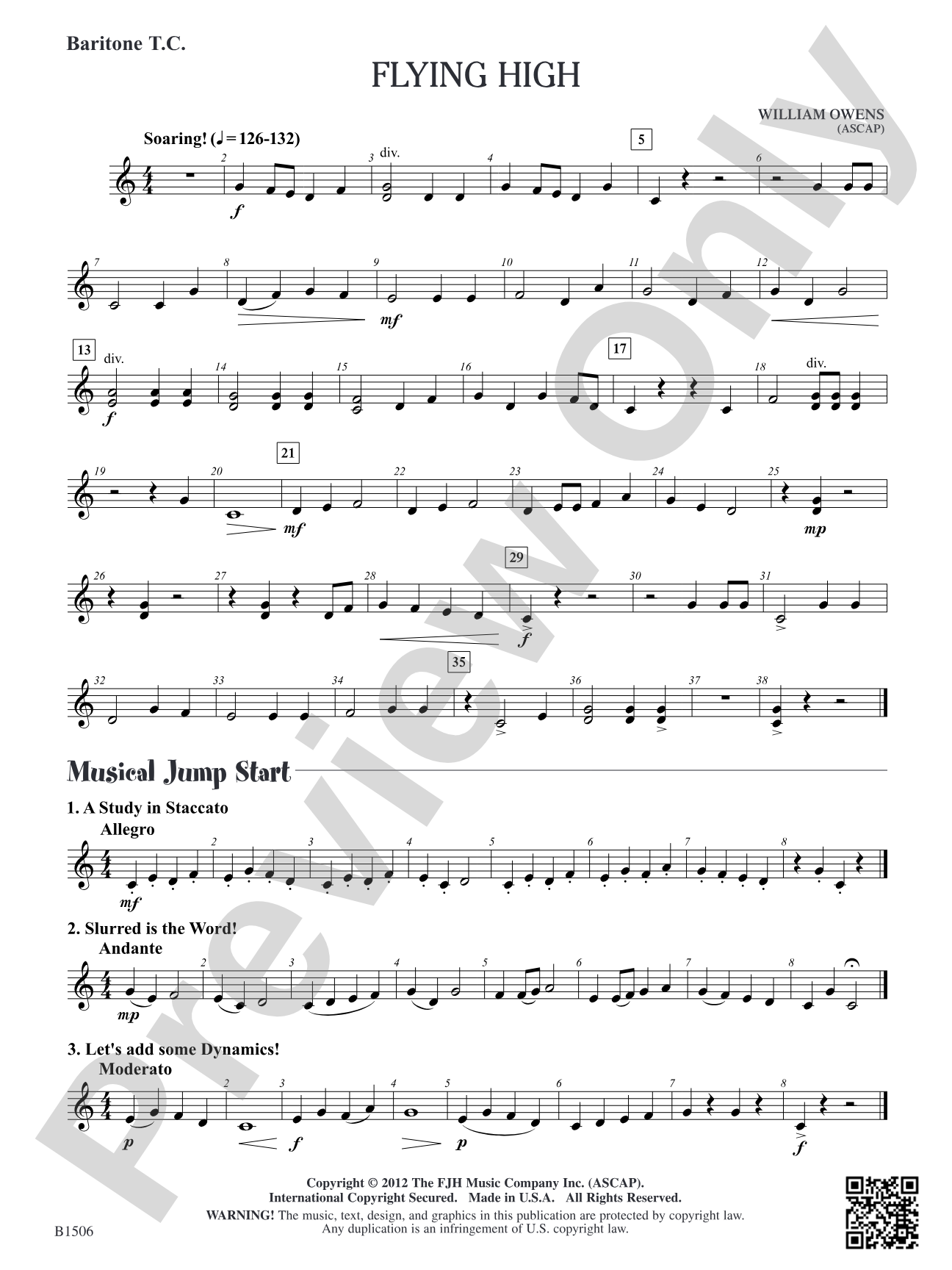 Flying High: Baritone T.C.