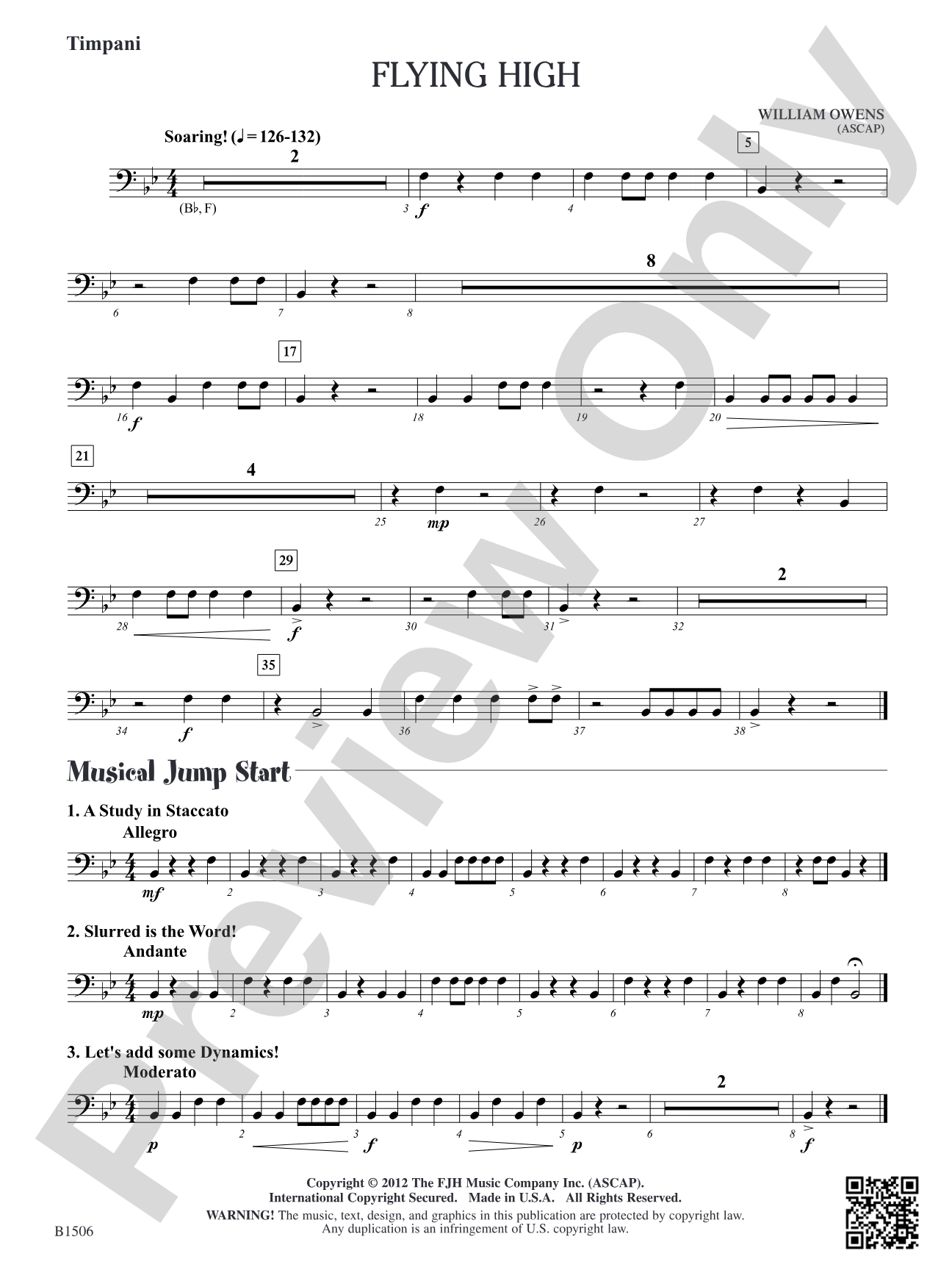 Flying High: Opt. Timpani