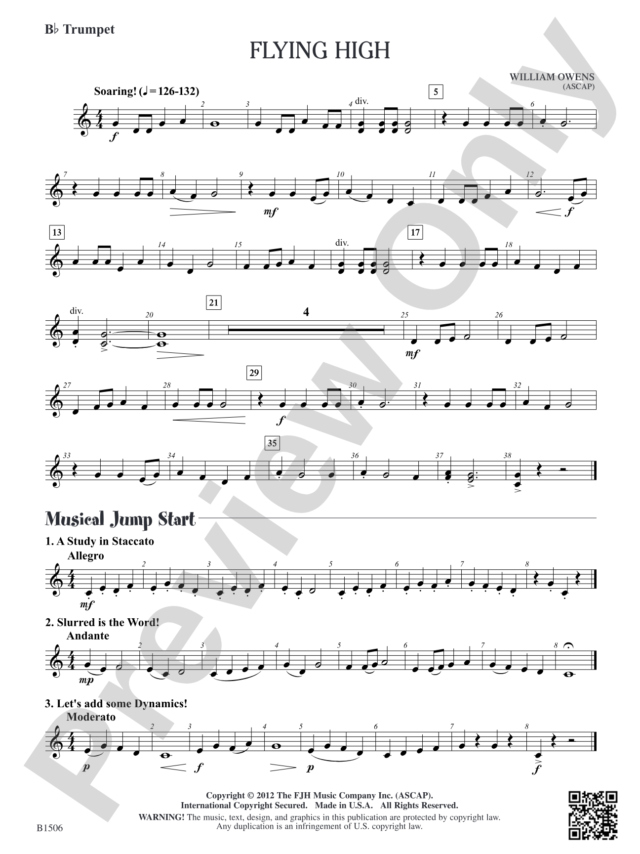 Flying High: B-flat Trumpet