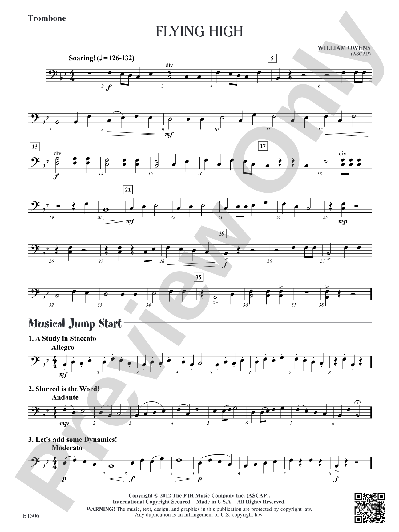 Flying High: Trombone