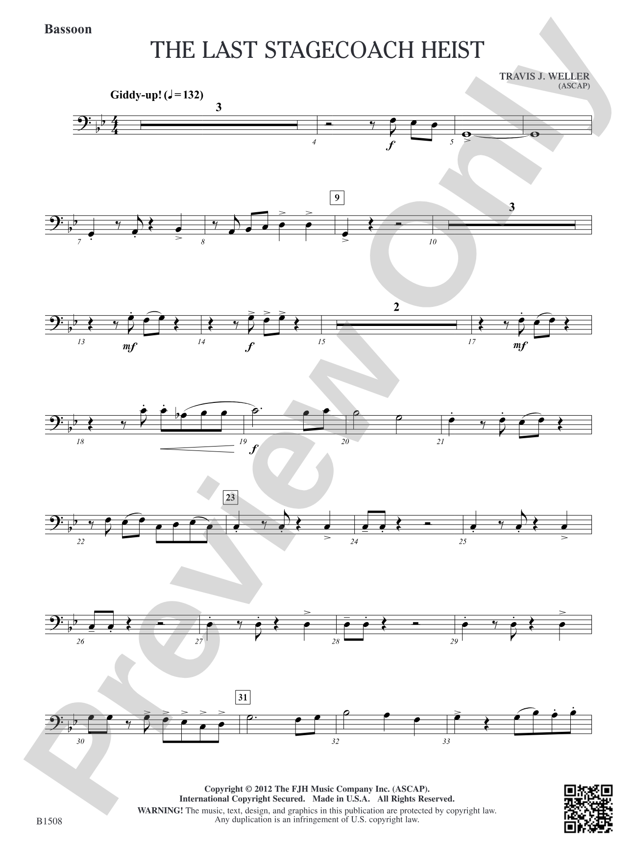 The Last Stagecoach Heist: Bassoon
