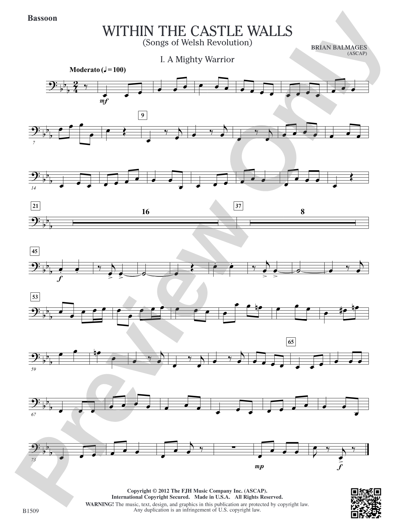 Within the Castle Walls: Bassoon