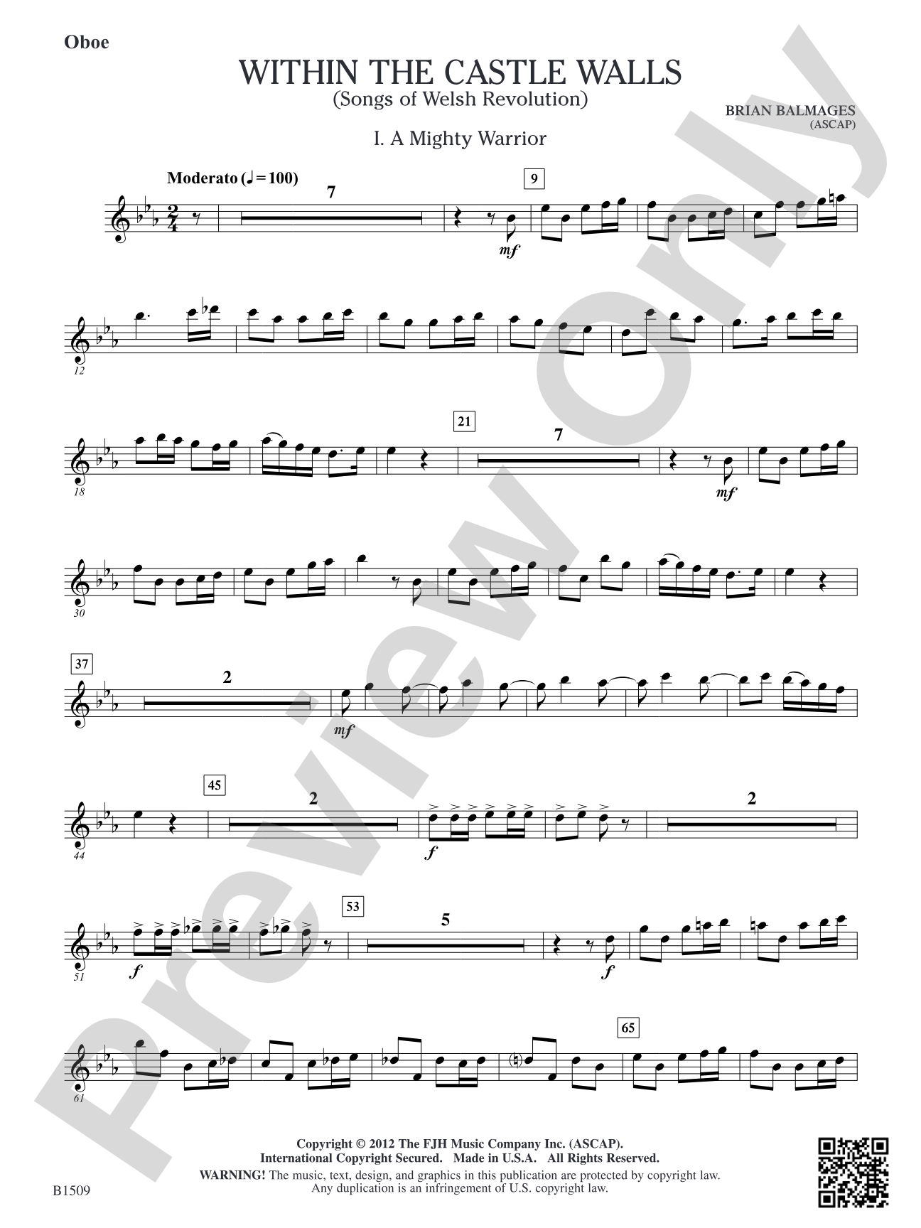 Within the Castle Walls: Oboe