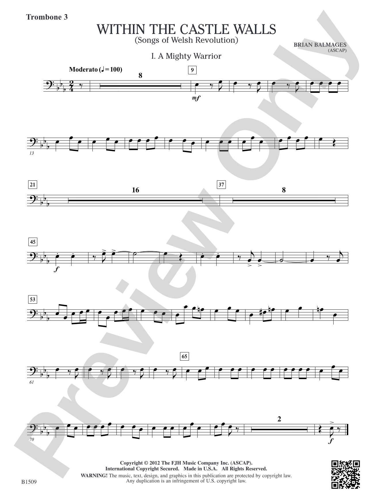 Within the Castle Walls: Trombone 3
