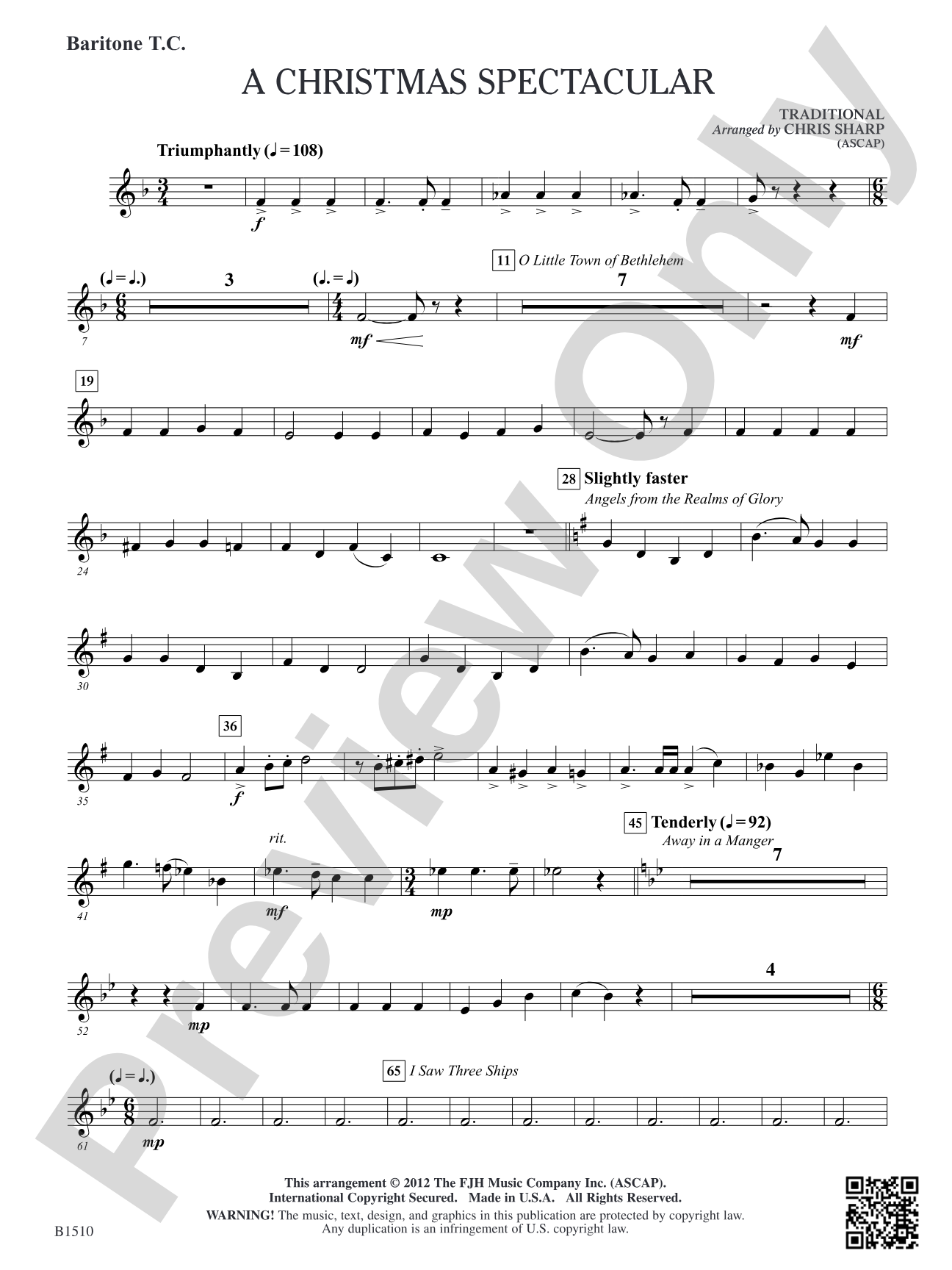 A Christmas Spectacular: Baritone T.C.