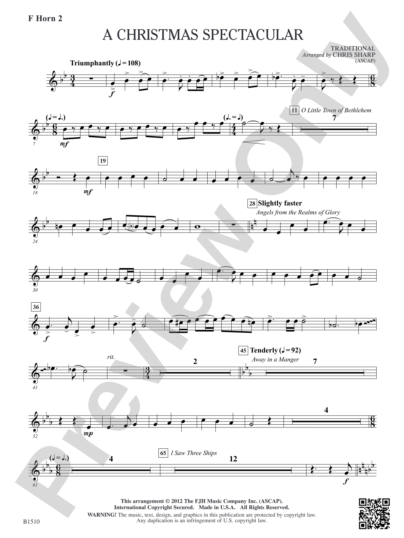 A Christmas Spectacular: F Horn 2