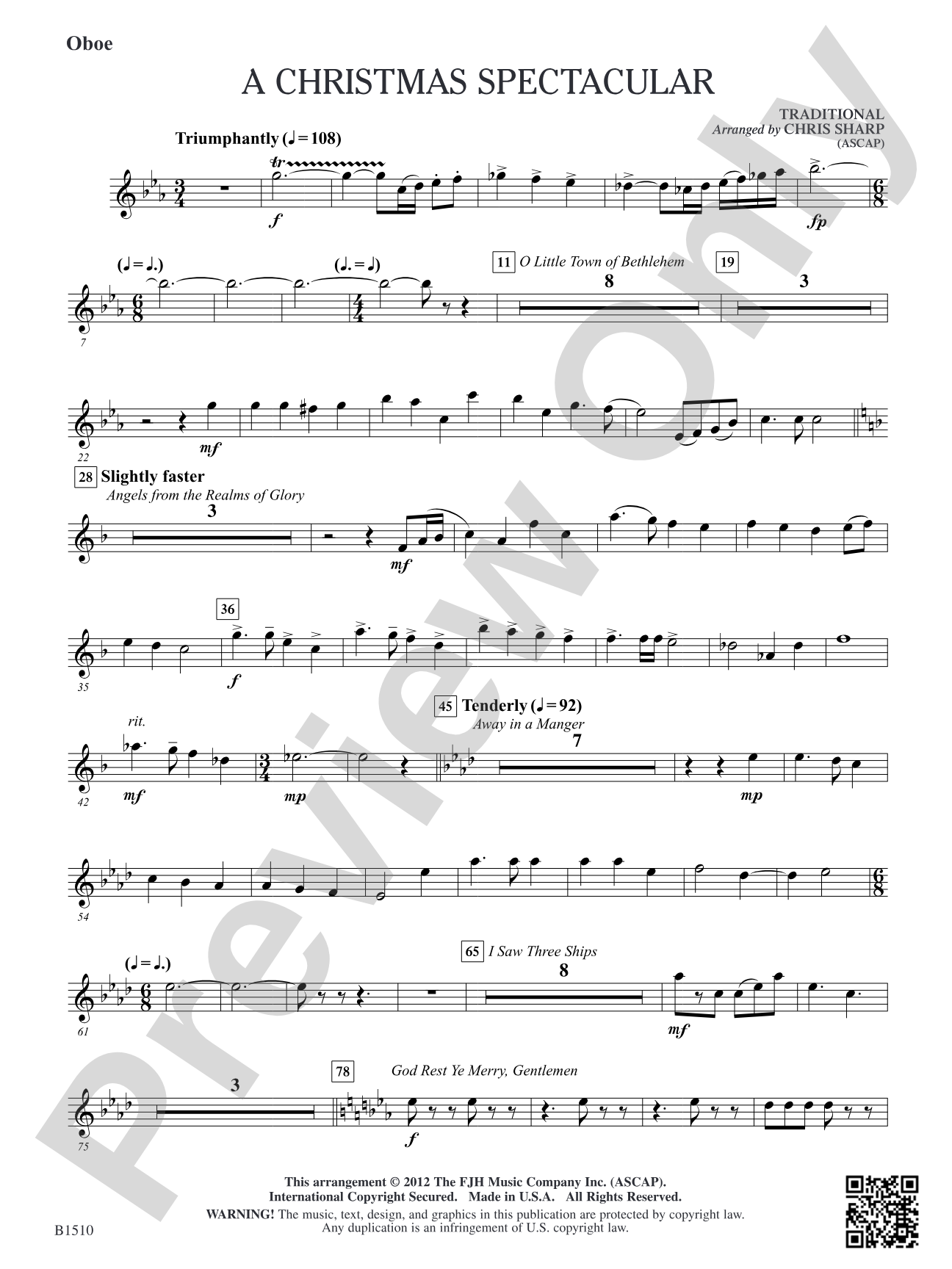 A Christmas Spectacular: Oboe