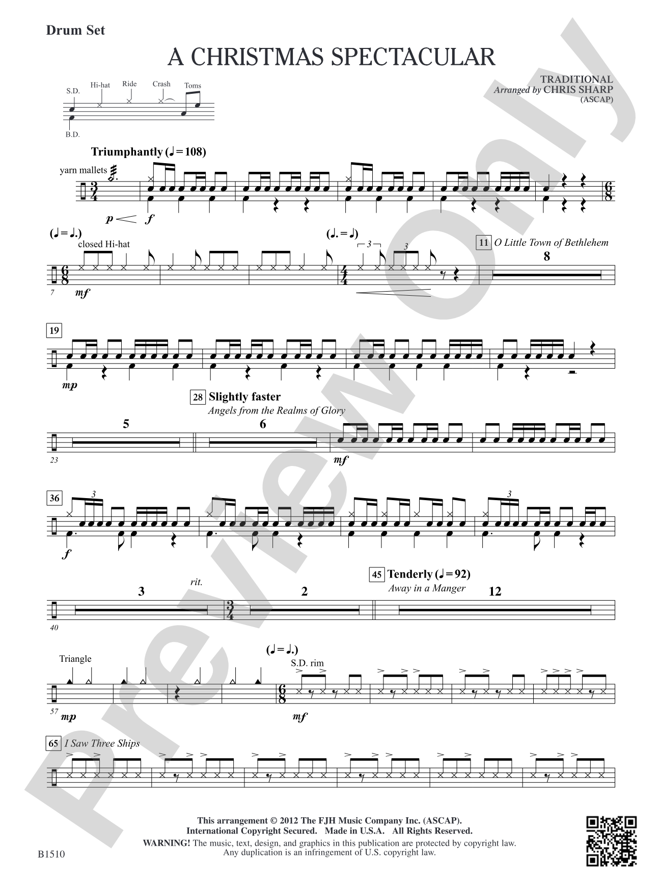 A Christmas Spectacular: Opt. Drum Set