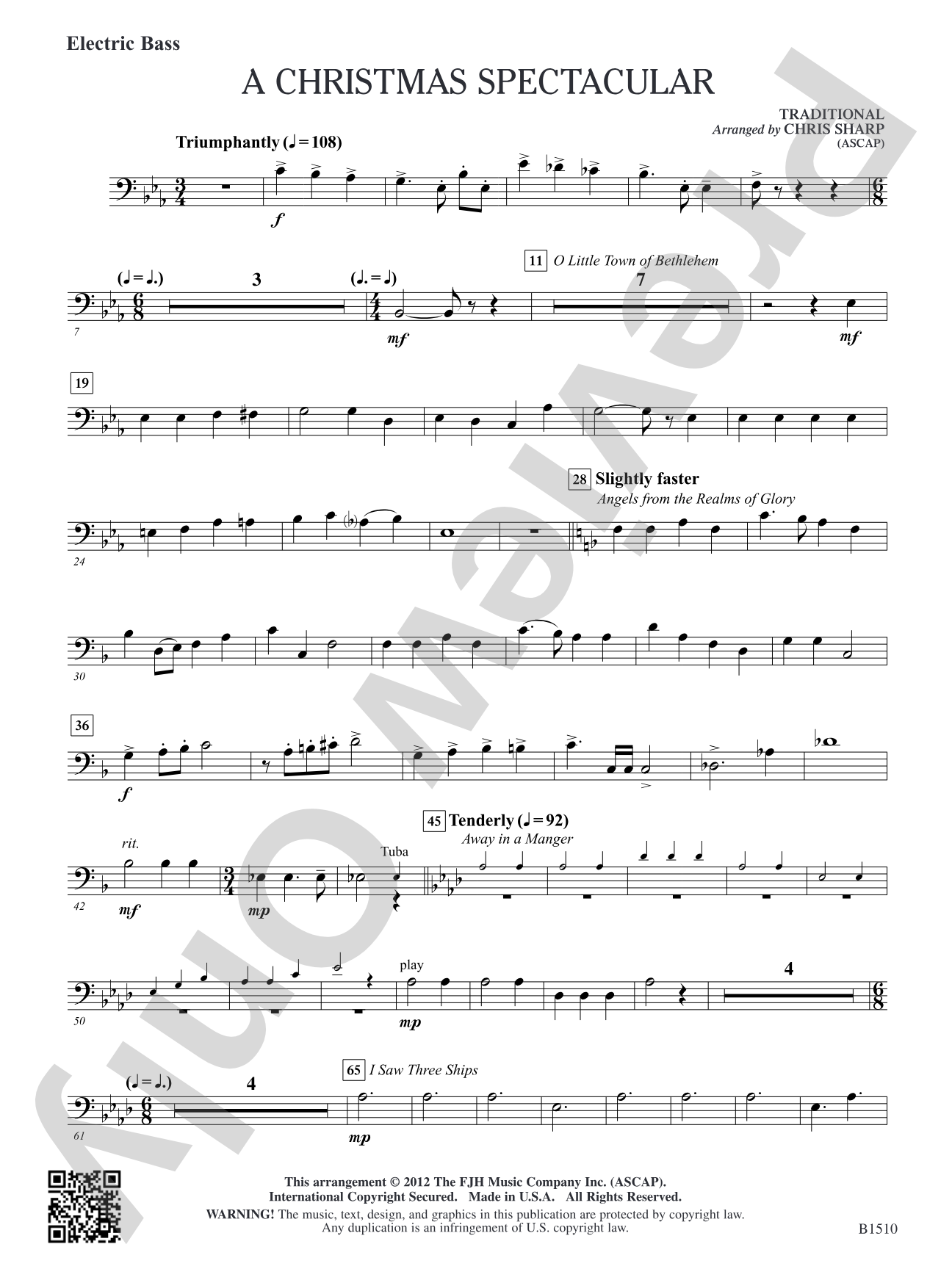 A Christmas Spectacular: Opt. Electric Bass