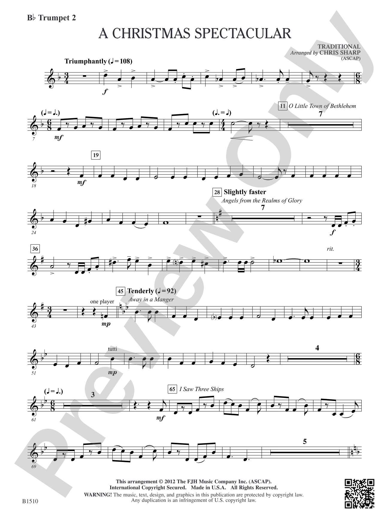 A Christmas Spectacular: B-flat Trumpet 2