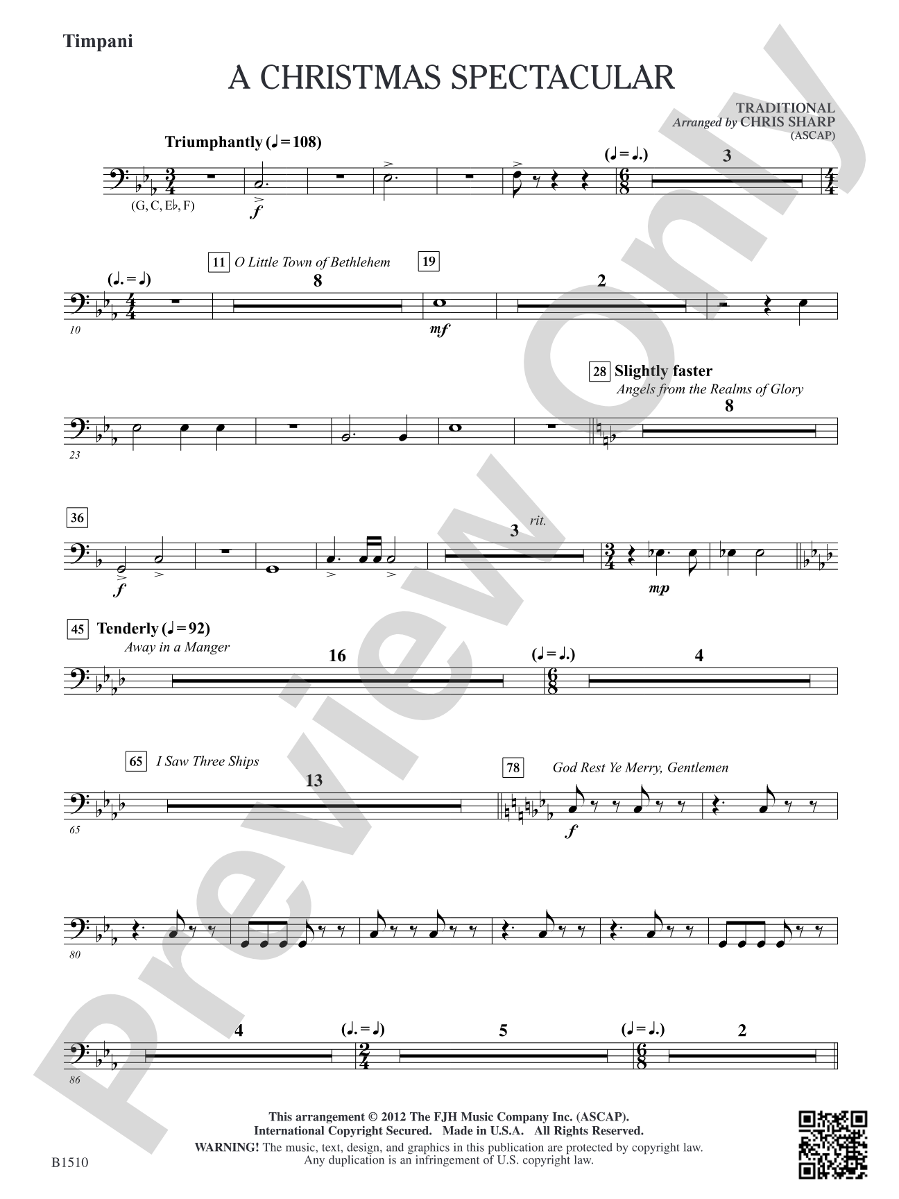 A Christmas Spectacular: Timpani