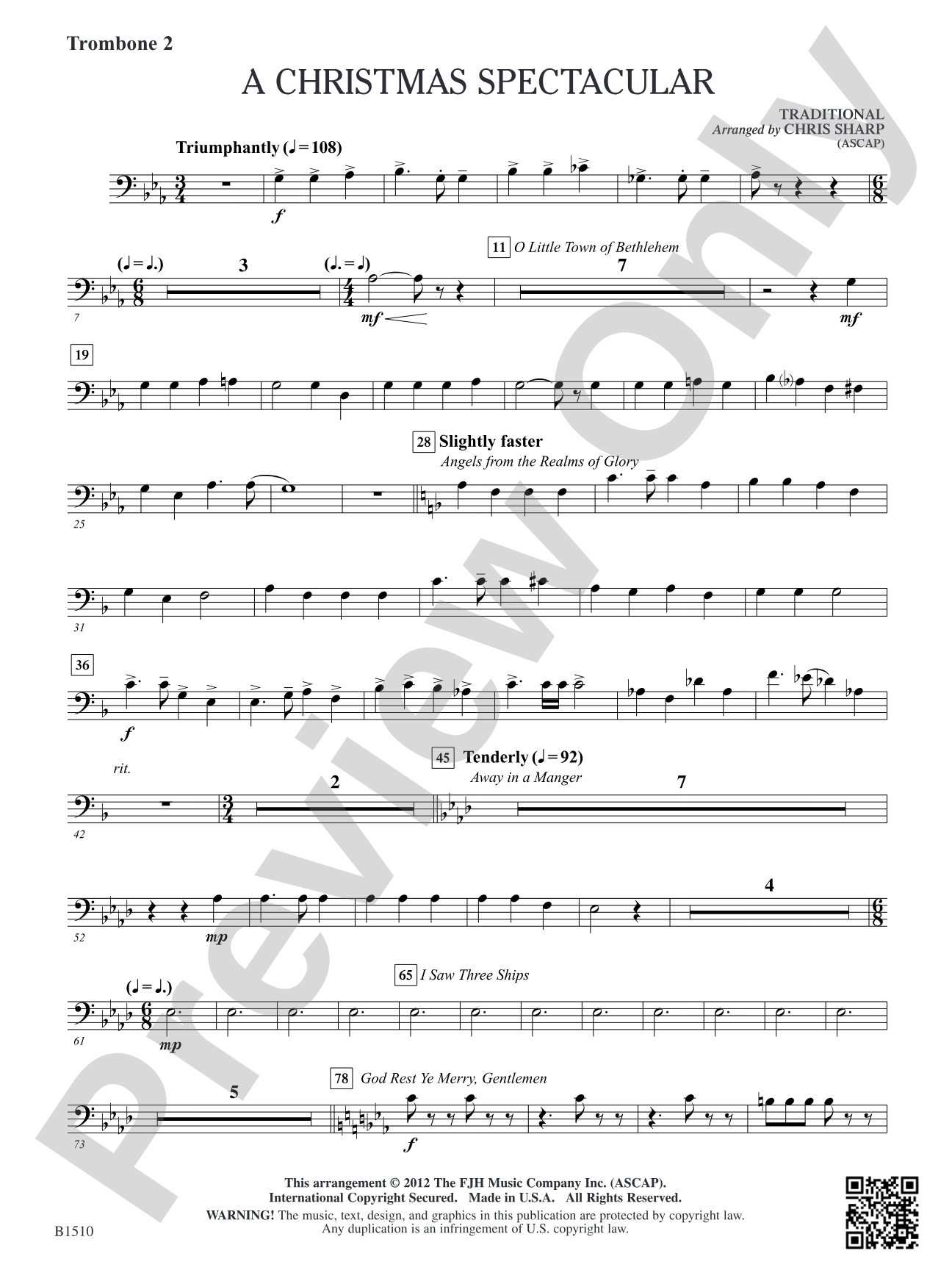 A Christmas Spectacular: Trombone 2