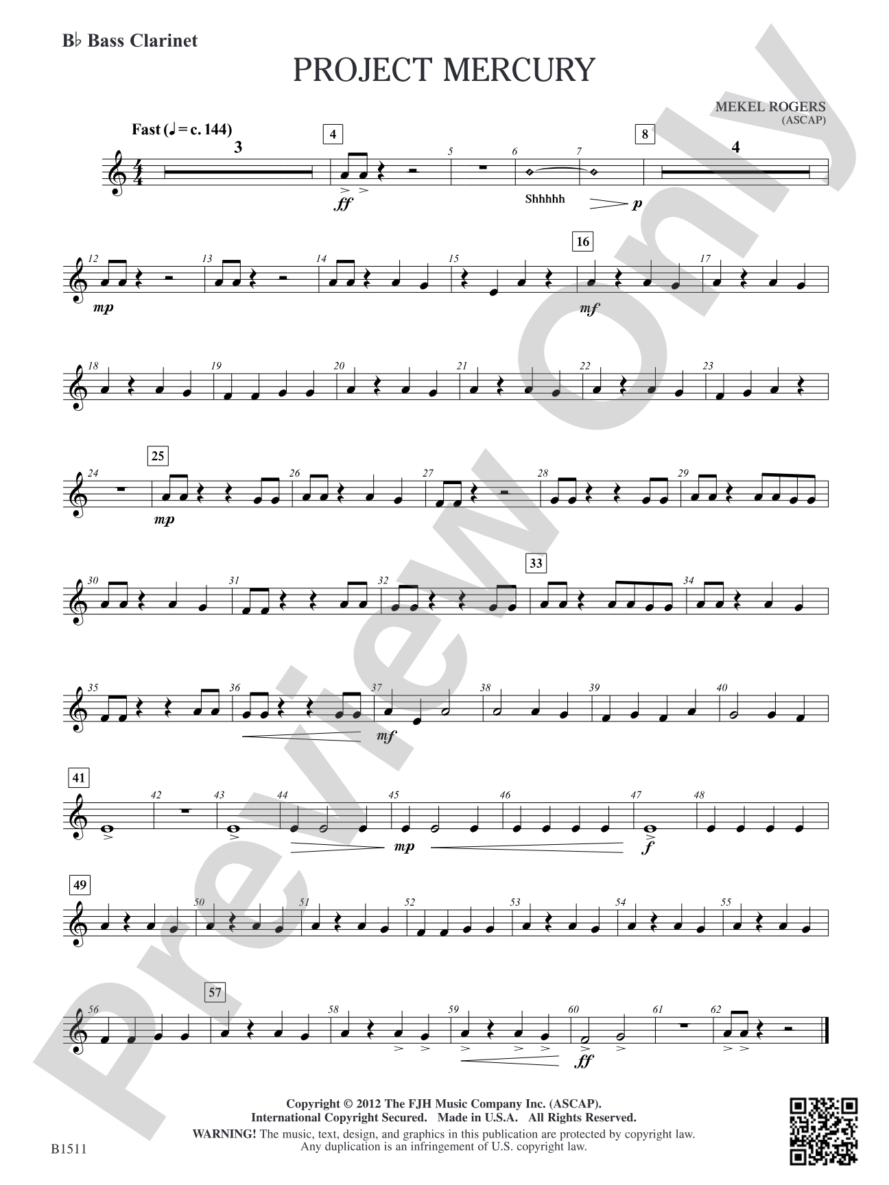 Project Mercury: B-flat Bass Clarinet