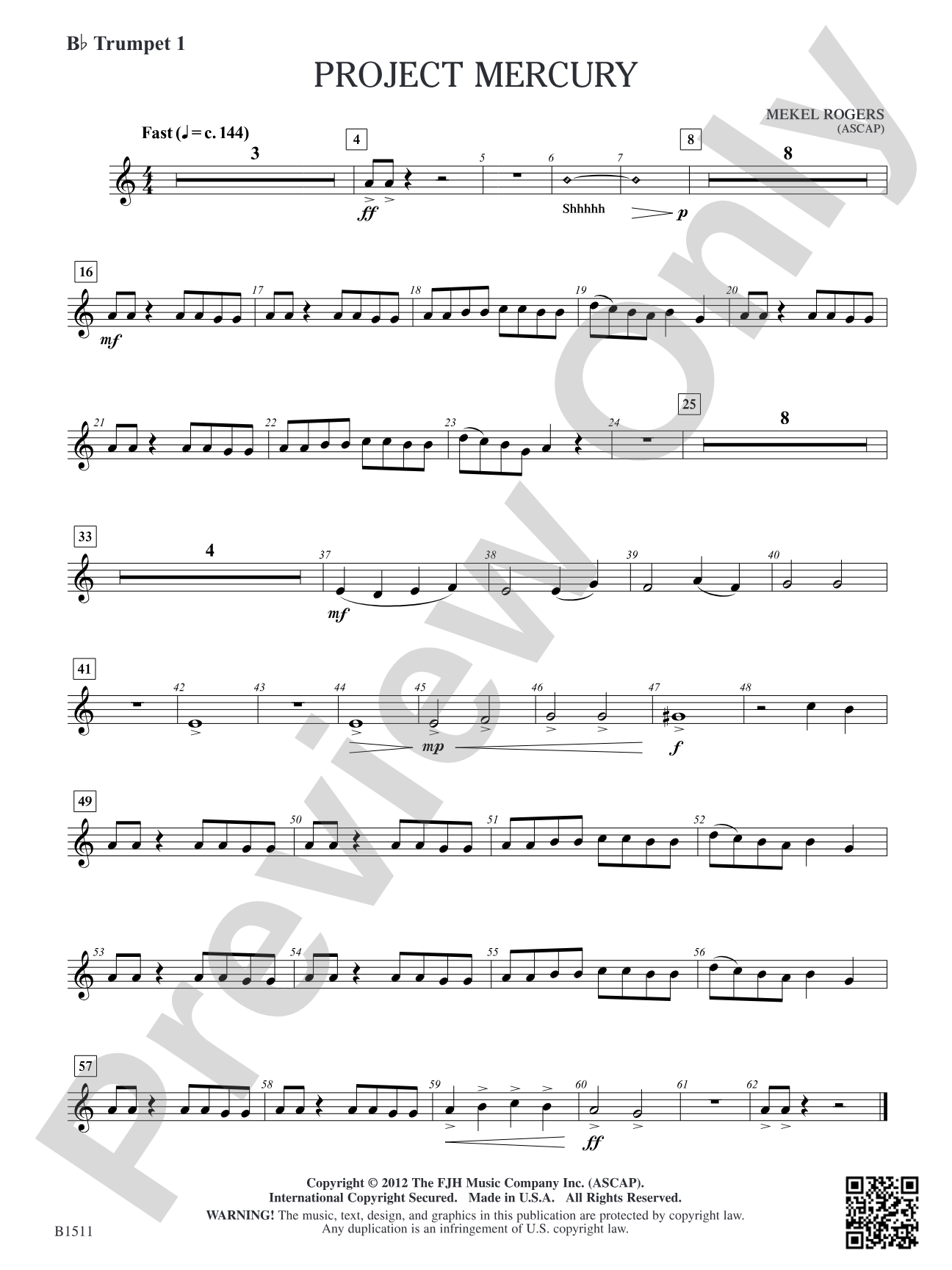 Project Mercury: B-flat Trumpet 1