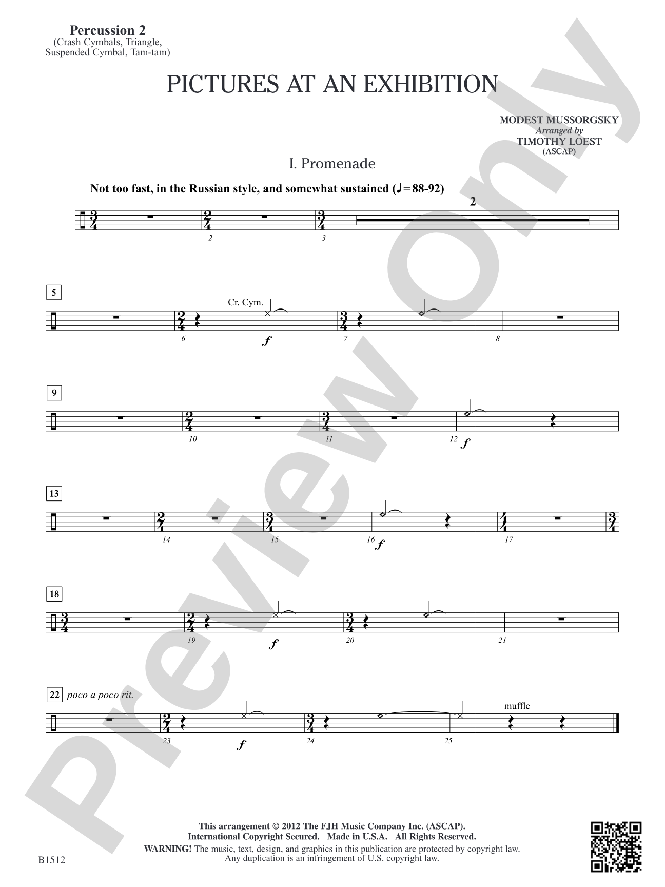 Pictures at an Exhibition: Percussion 2