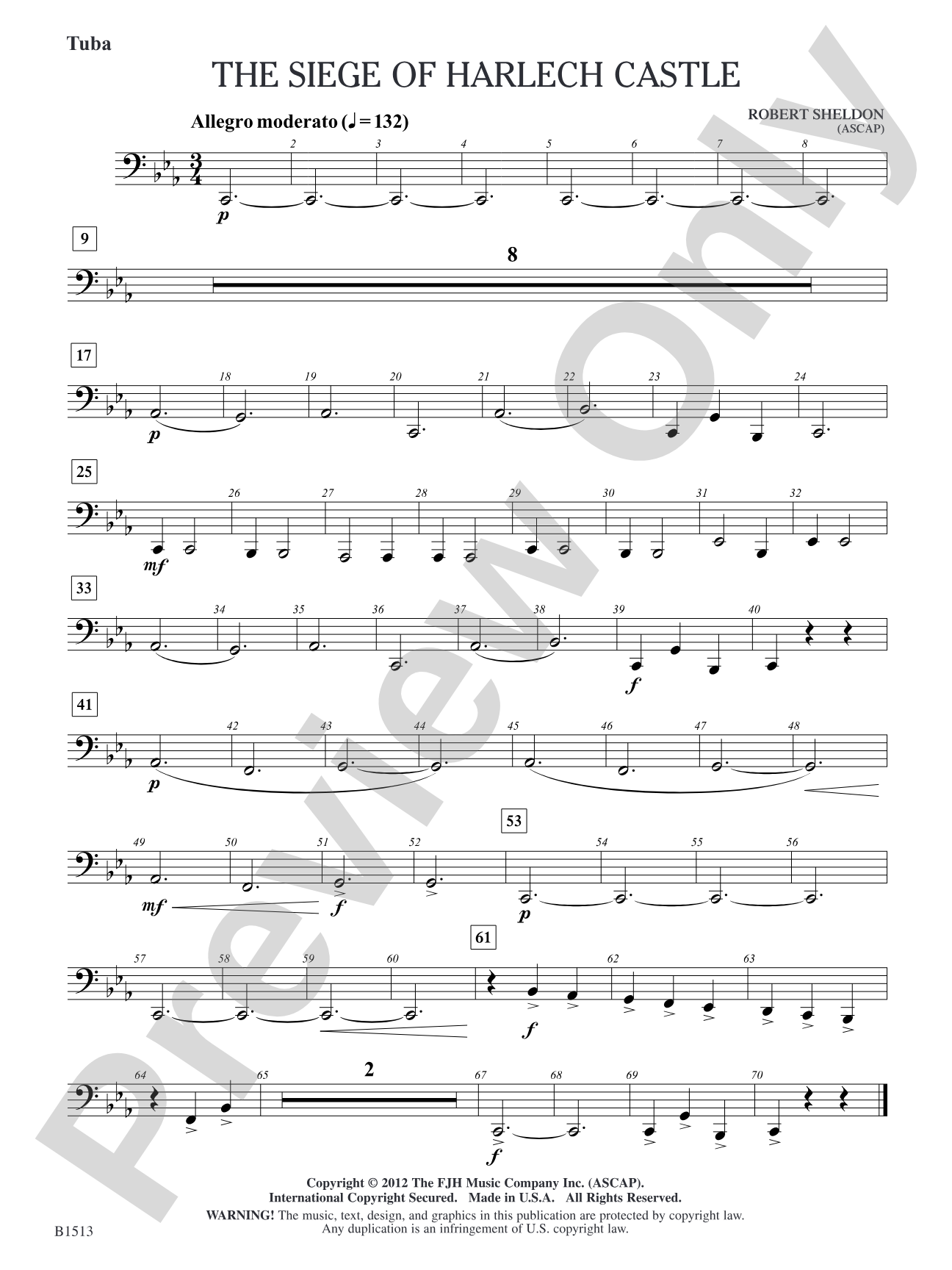 The Siege of Harlech Castle: Tuba