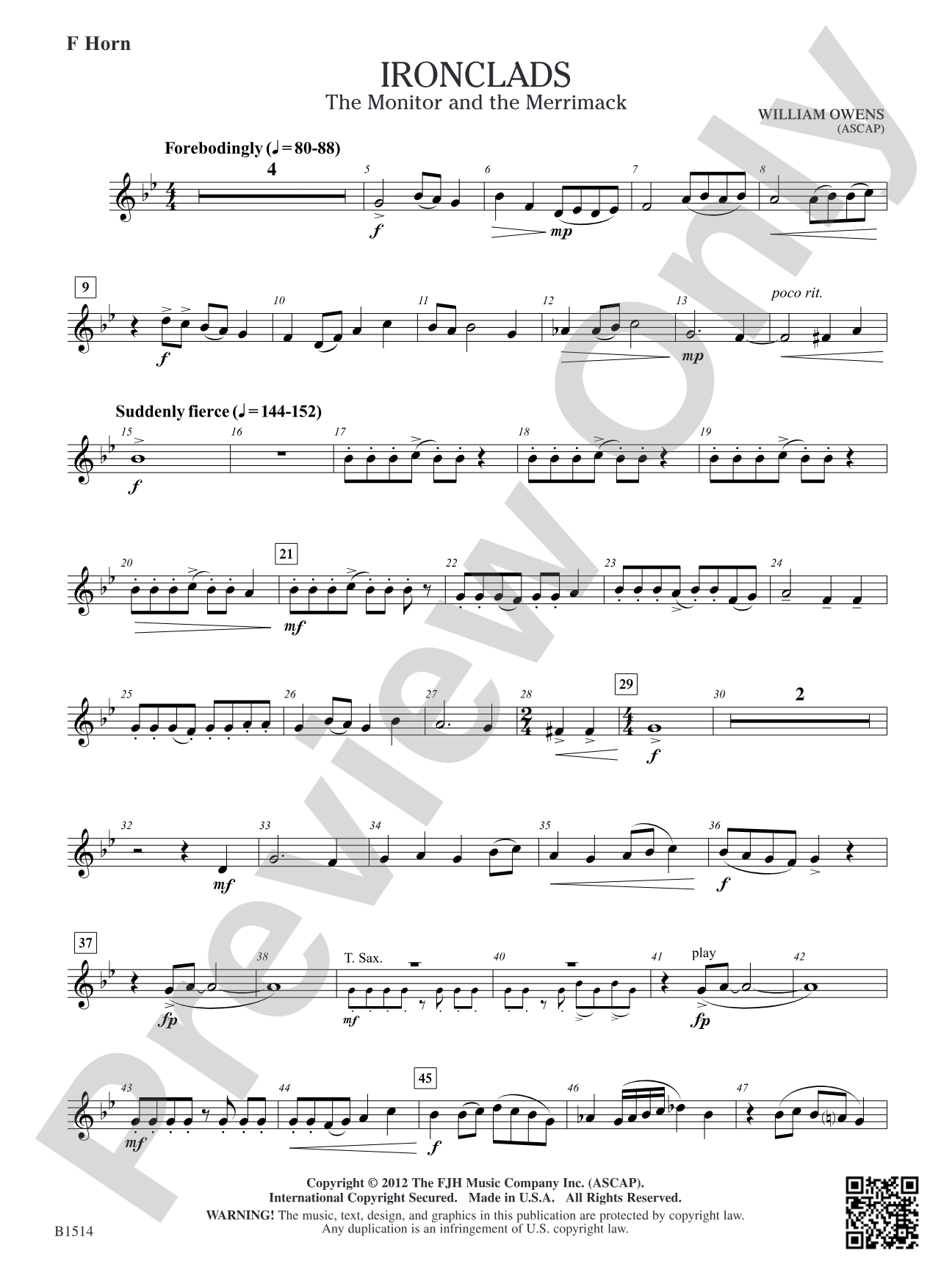 Ironclads: F Horn