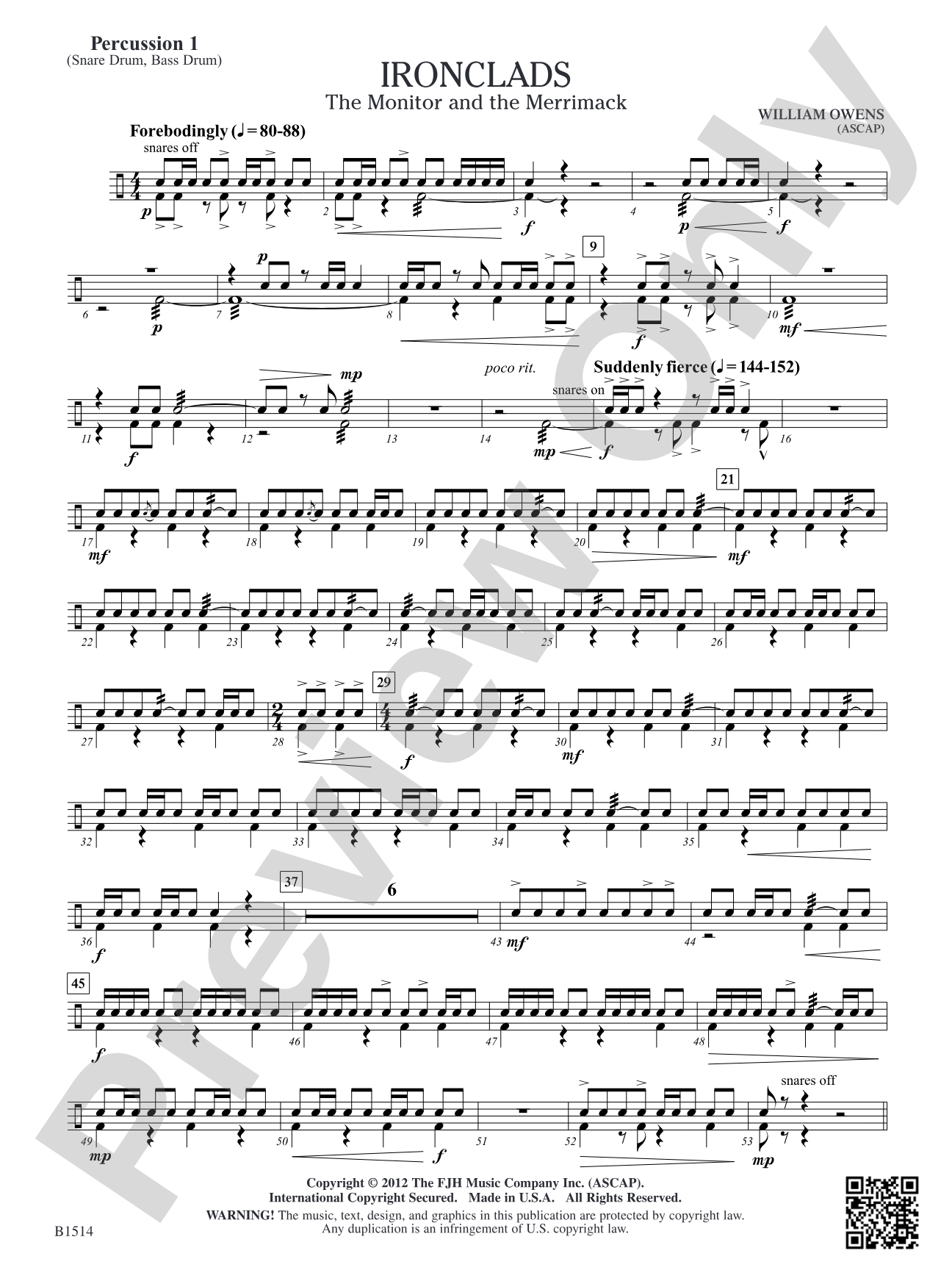 Ironclads: Percussion 1