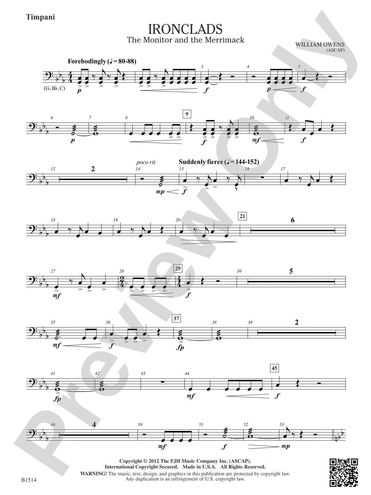Ironclads: Timpani