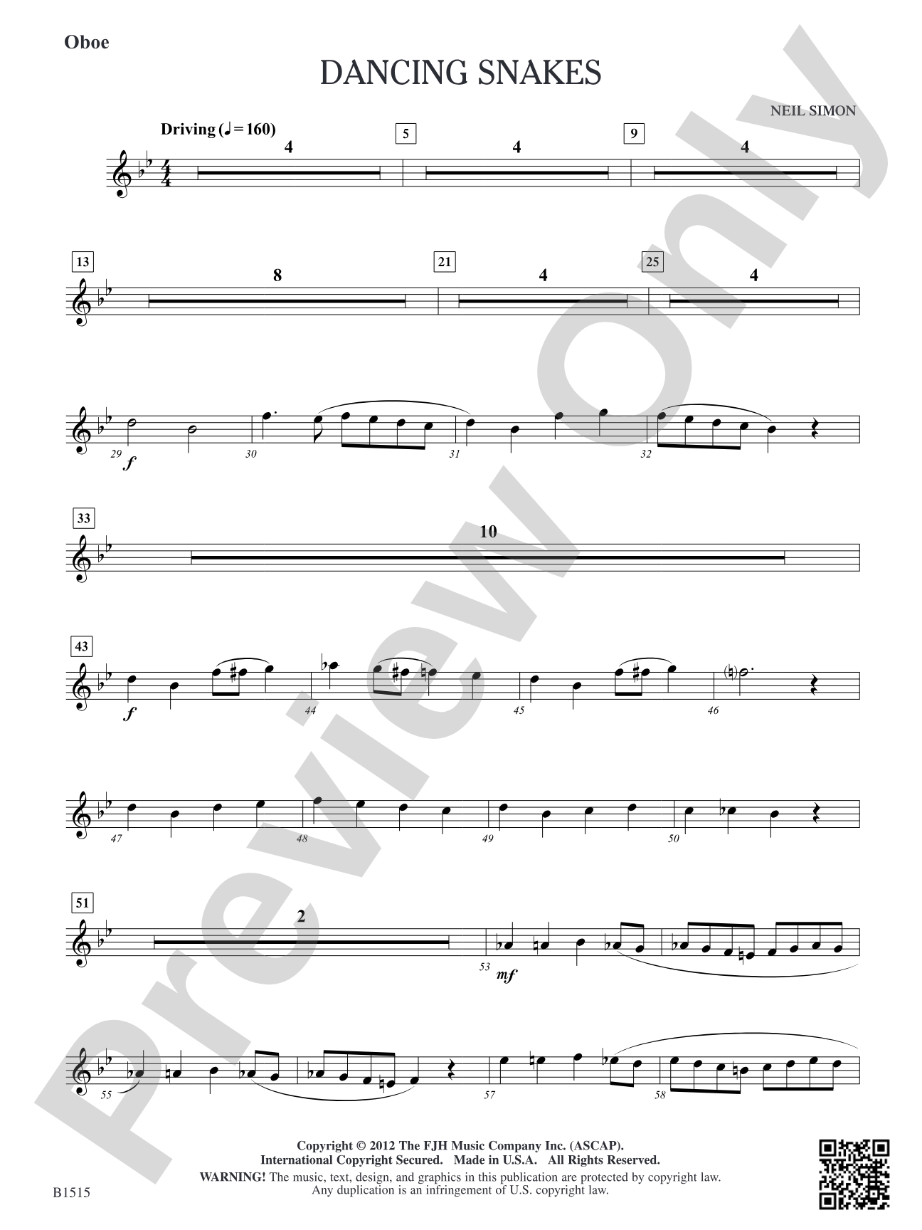 Dancing Snakes: Oboe