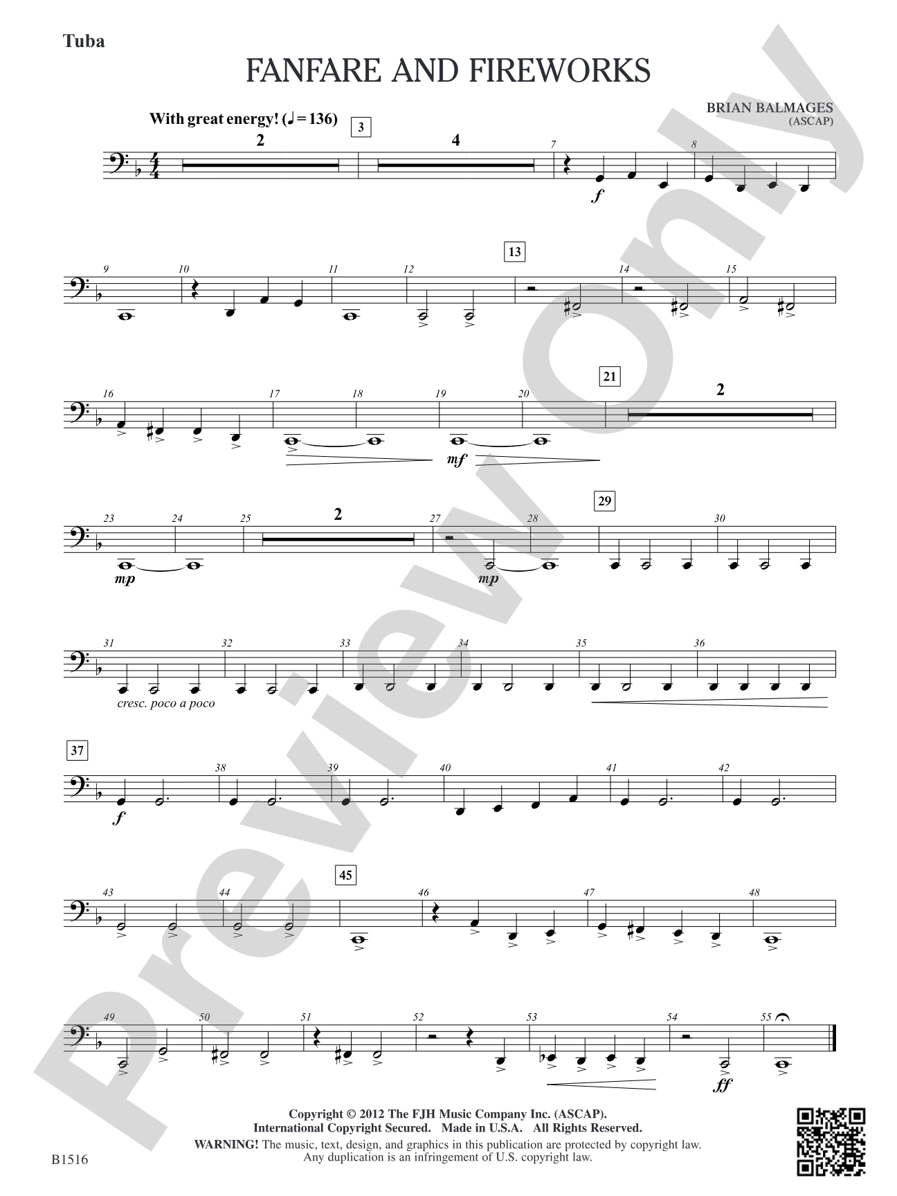 Fanfare and Fireworks: Tuba