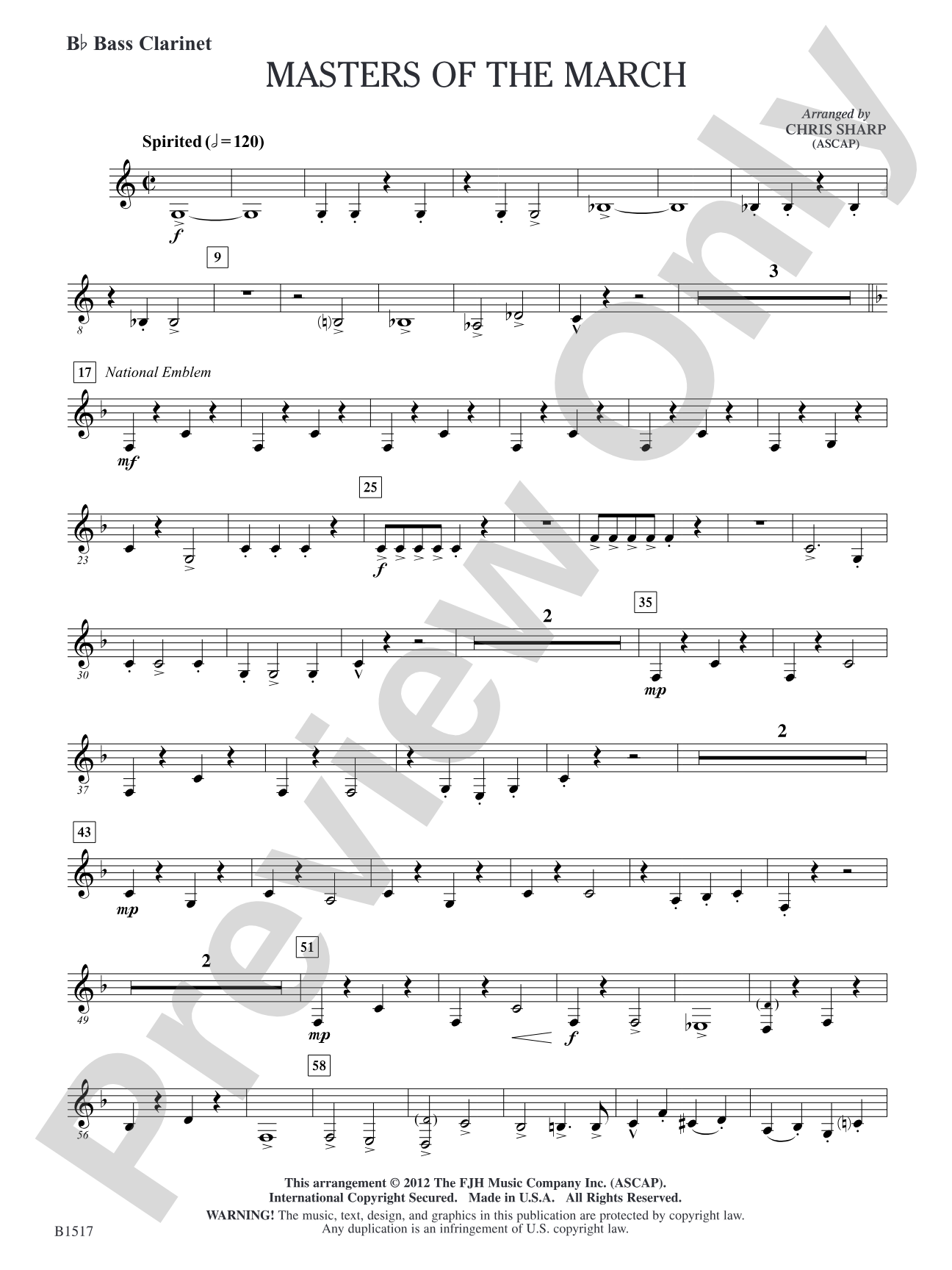 Master of the March: B-flat Bass Clarinet
