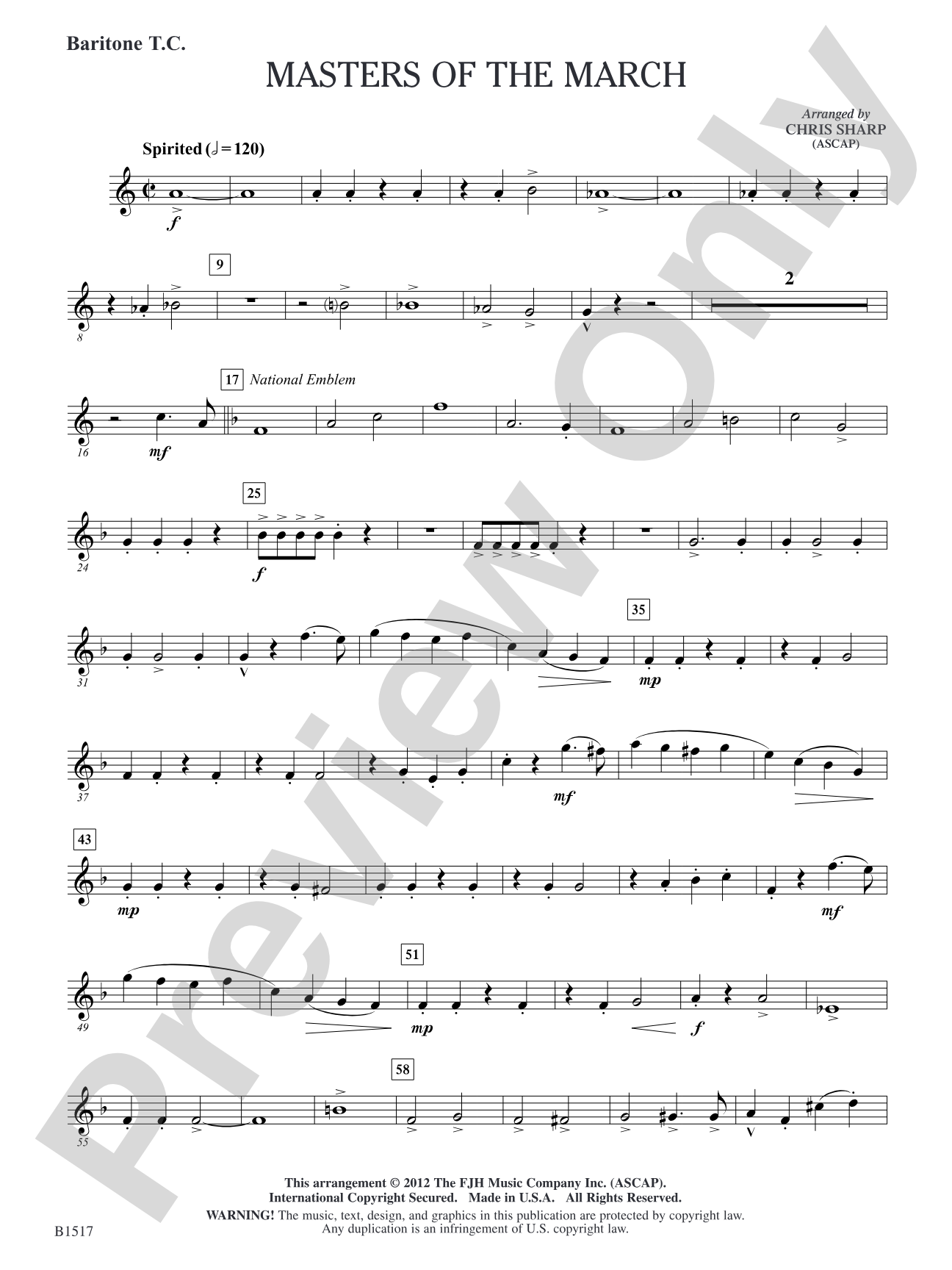 Master of the March: Baritone T.C.