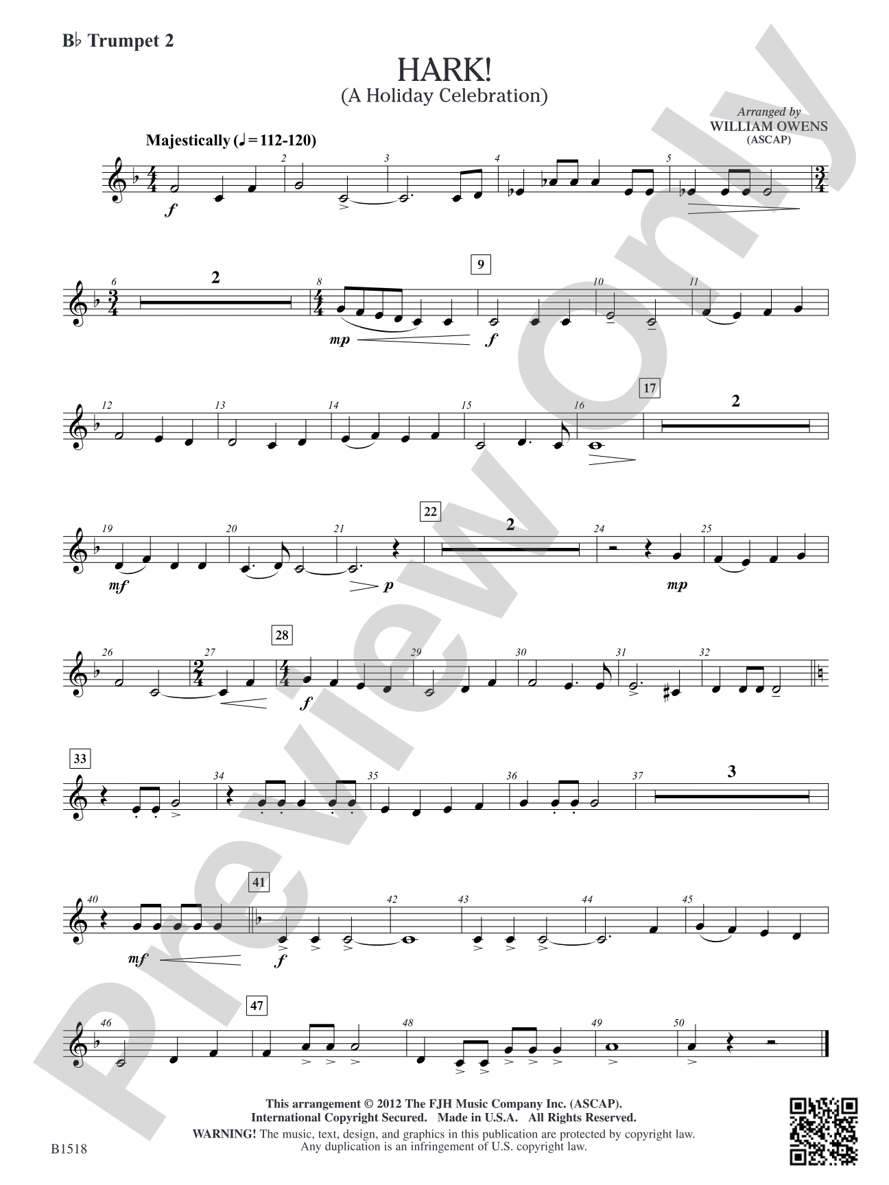Hark!: B-flat Trumpet 2