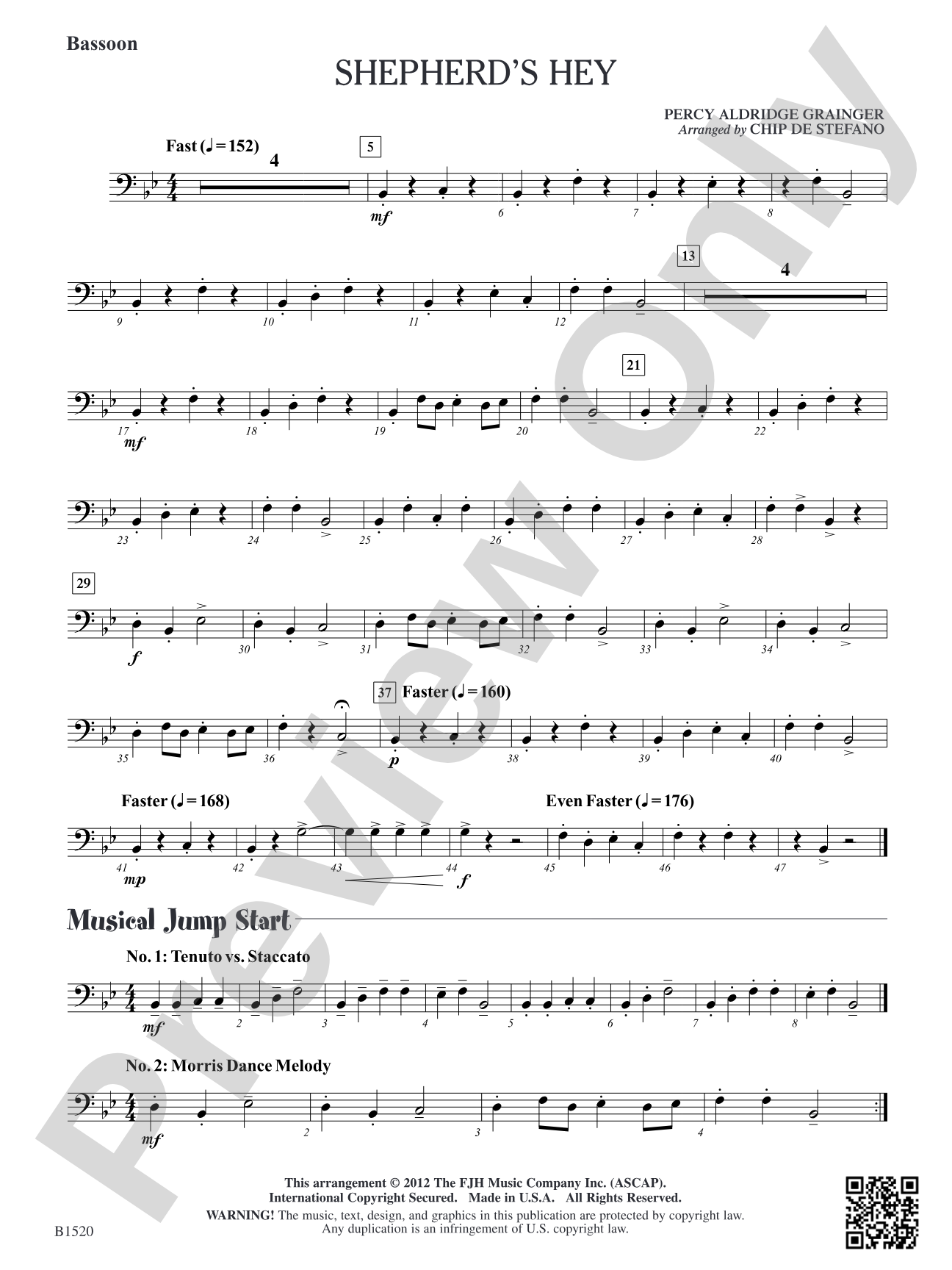 Shepherd's Hey: Bassoon