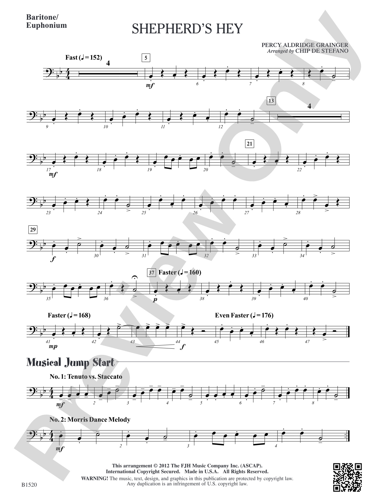 Shepherd's Hey: Baritone/Euphonium