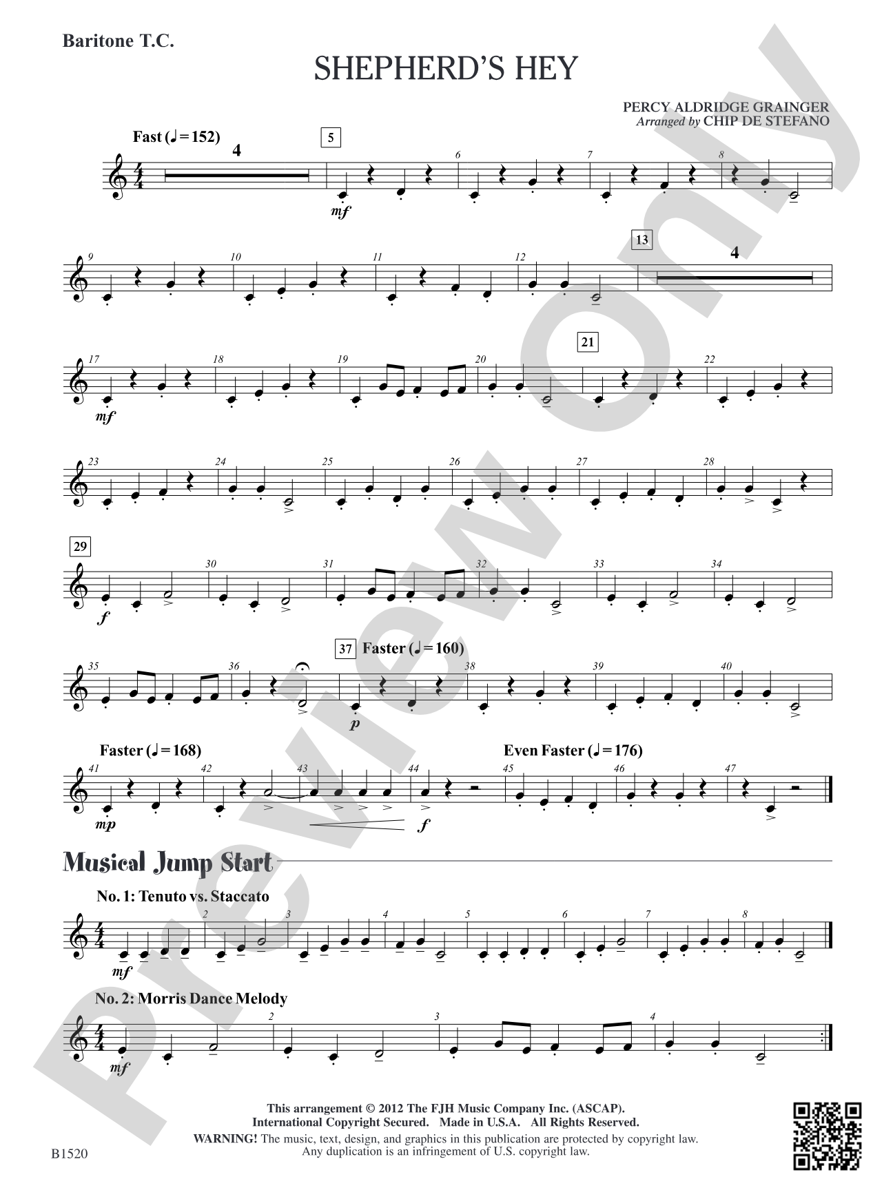 Shepherd's Hey: Baritone T.C.