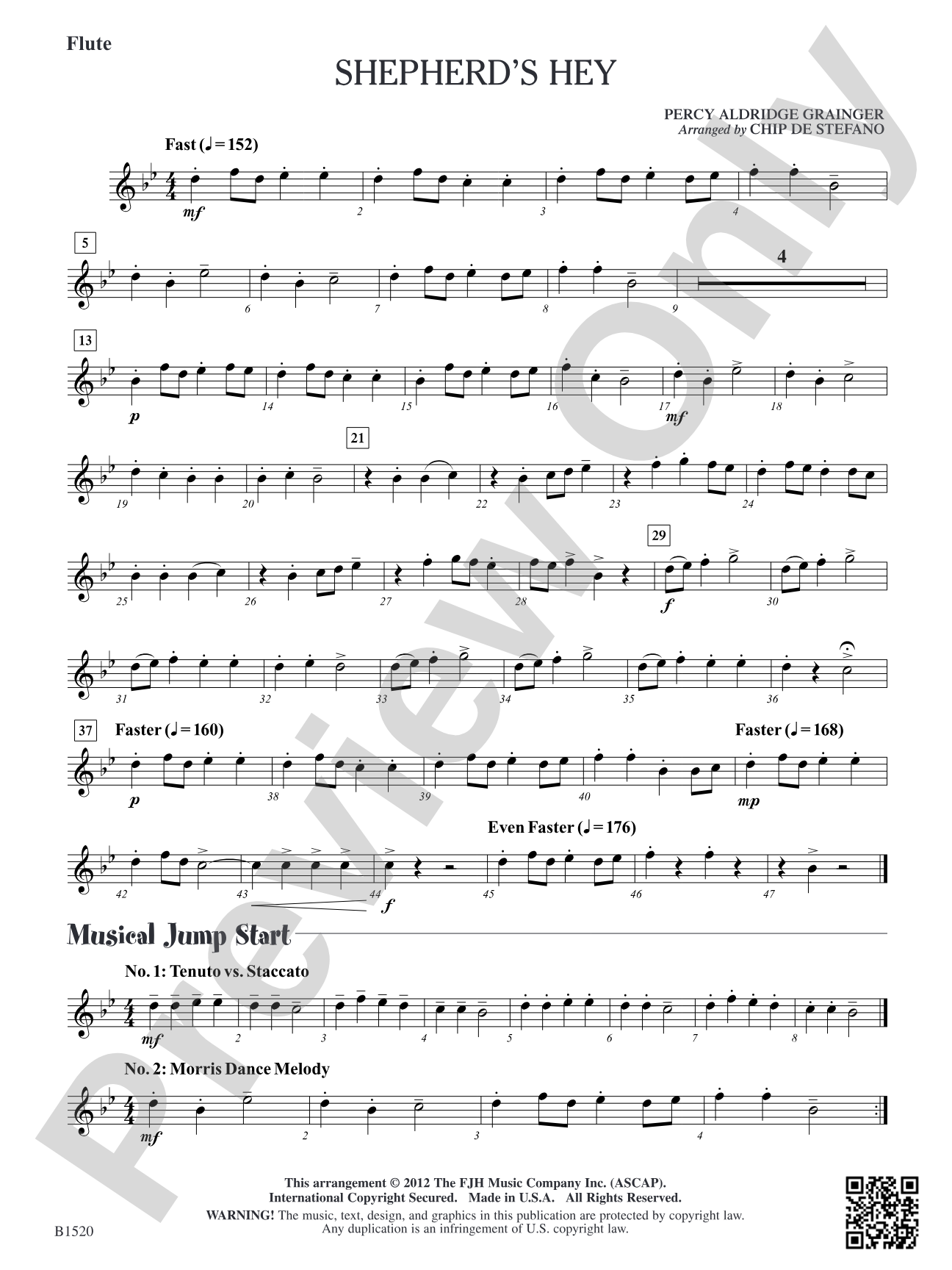 Shepherd's Hey: Flute